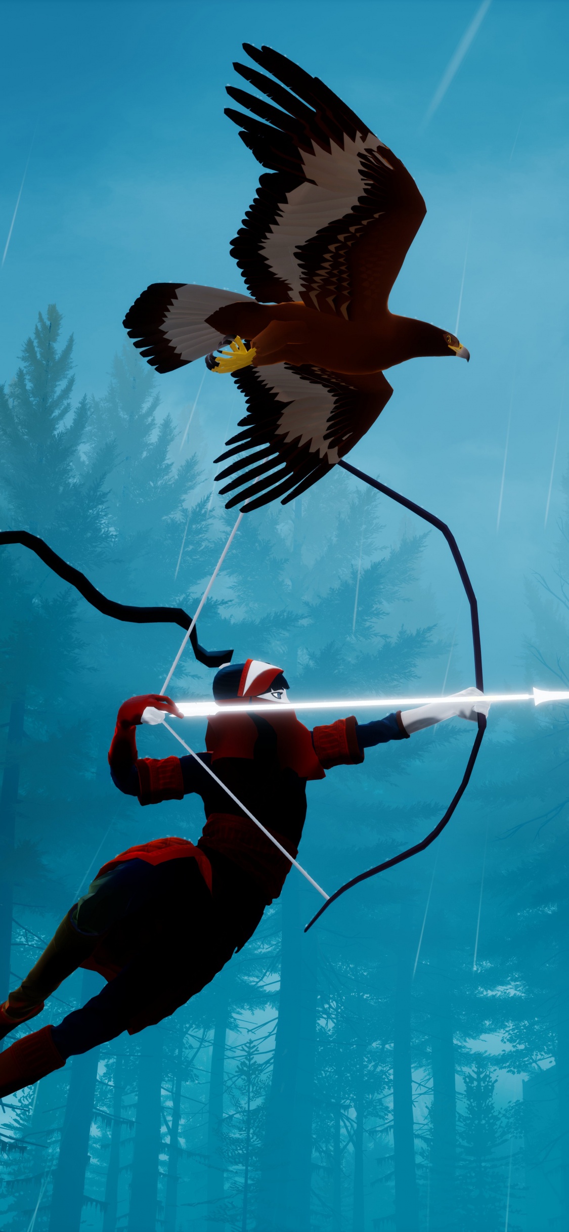 Pathless Game, ABZ, The Pathless, The Game Awards 2018, Giant Squid. Wallpaper in 1125x2436 Resolution