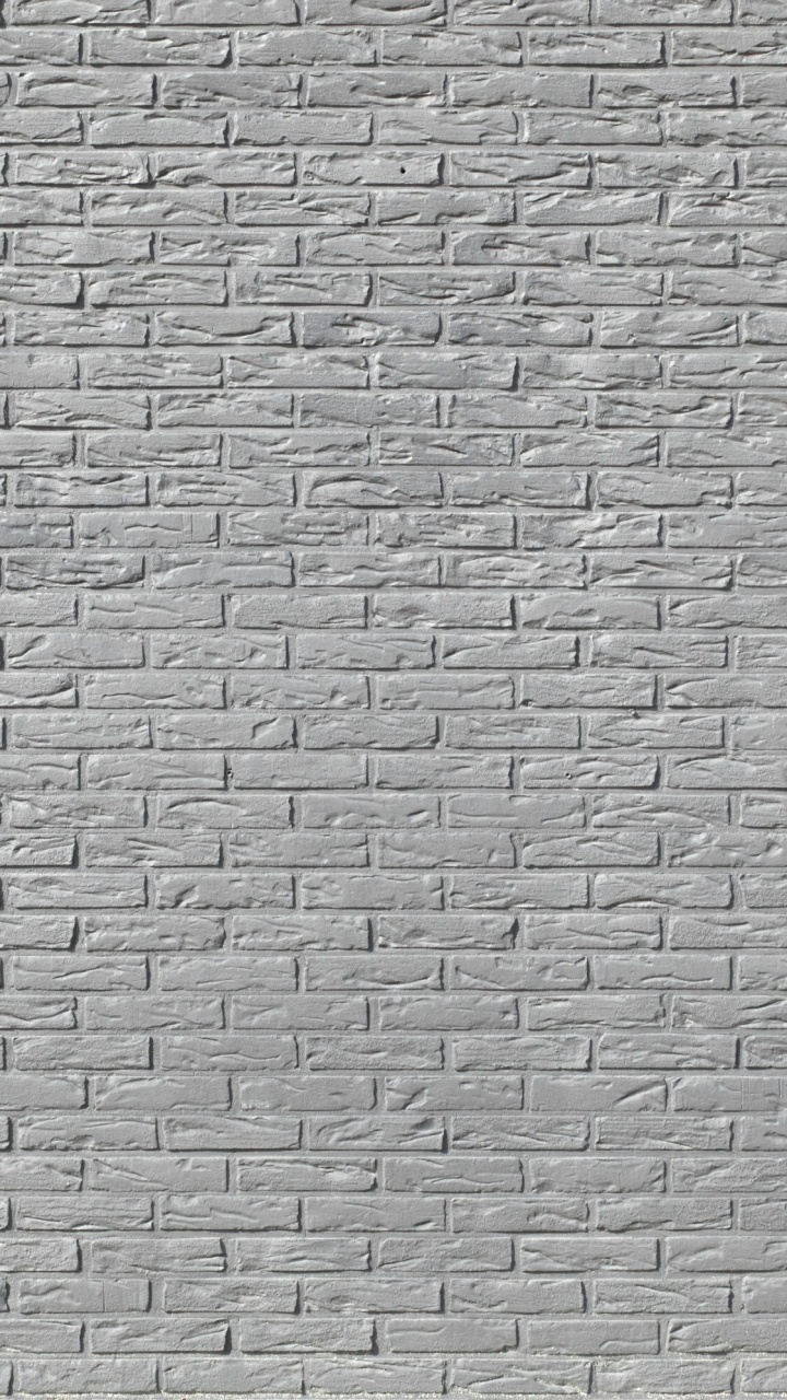 Black and White Brick Wall. Wallpaper in 720x1280 Resolution
