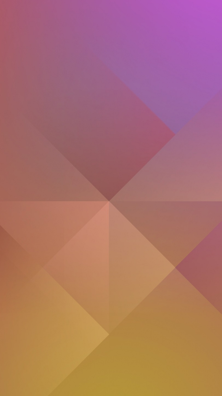 Rosa Und Gelbe Abstrakte Abbildung. Wallpaper in 750x1334 Resolution