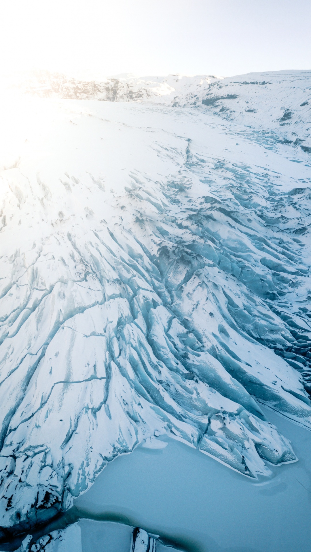 Snow, Glacial Landform, Water, Freezing, Ice. Wallpaper in 1080x1920 Resolution