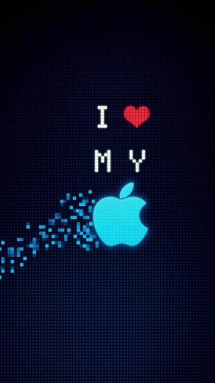 心脏, Apple, 图形设计, 天空, 文本 壁纸 720x1280 允许