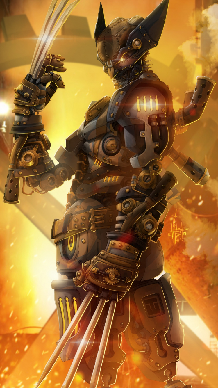 Marvel Comics, Armure, Machine, Film D'action, Métal. Wallpaper in 750x1334 Resolution