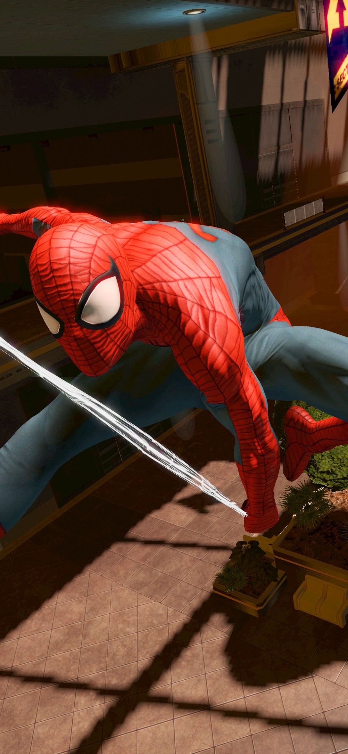 Spider-Man Edge of Time, Spider-man, Spider-Man Shattered Dimensions, Beenox, Activision. Wallpaper in 1125x2436 Resolution