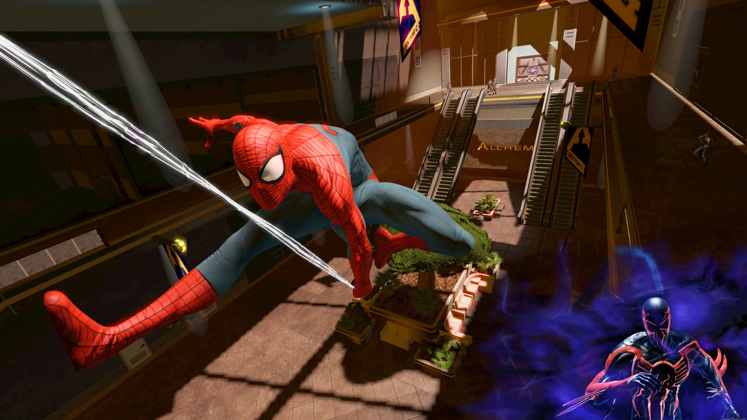 Spider-Man Edge of Time, Spider-man, Spider-Man Shattered Dimensions, Beenox, Activision. Wallpaper in 2560x1440 Resolution