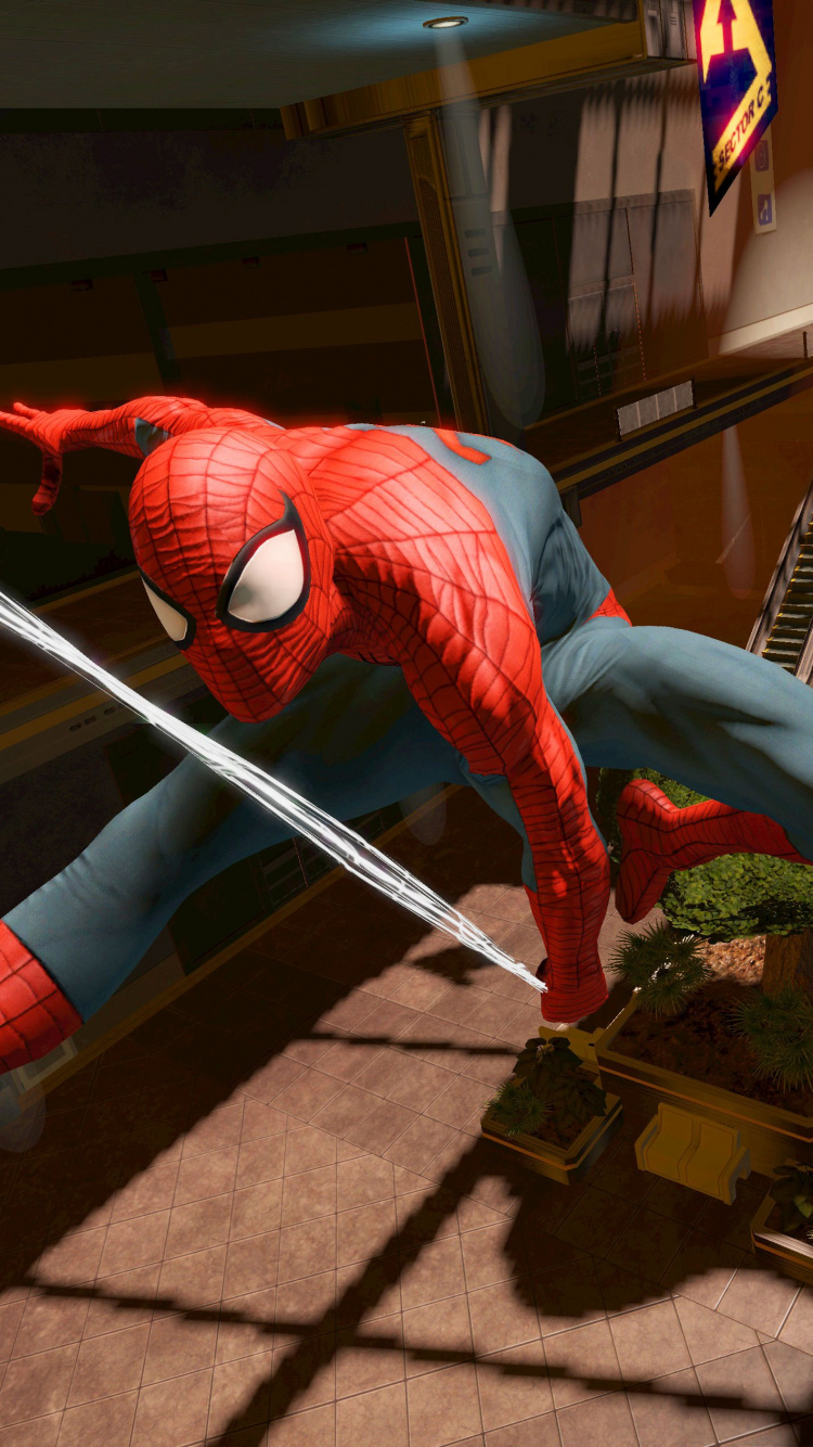 Spider-Man Edge of Time, Spider-man, Spider-Man Shattered Dimensions, Beenox, Activision. Wallpaper in 750x1334 Resolution