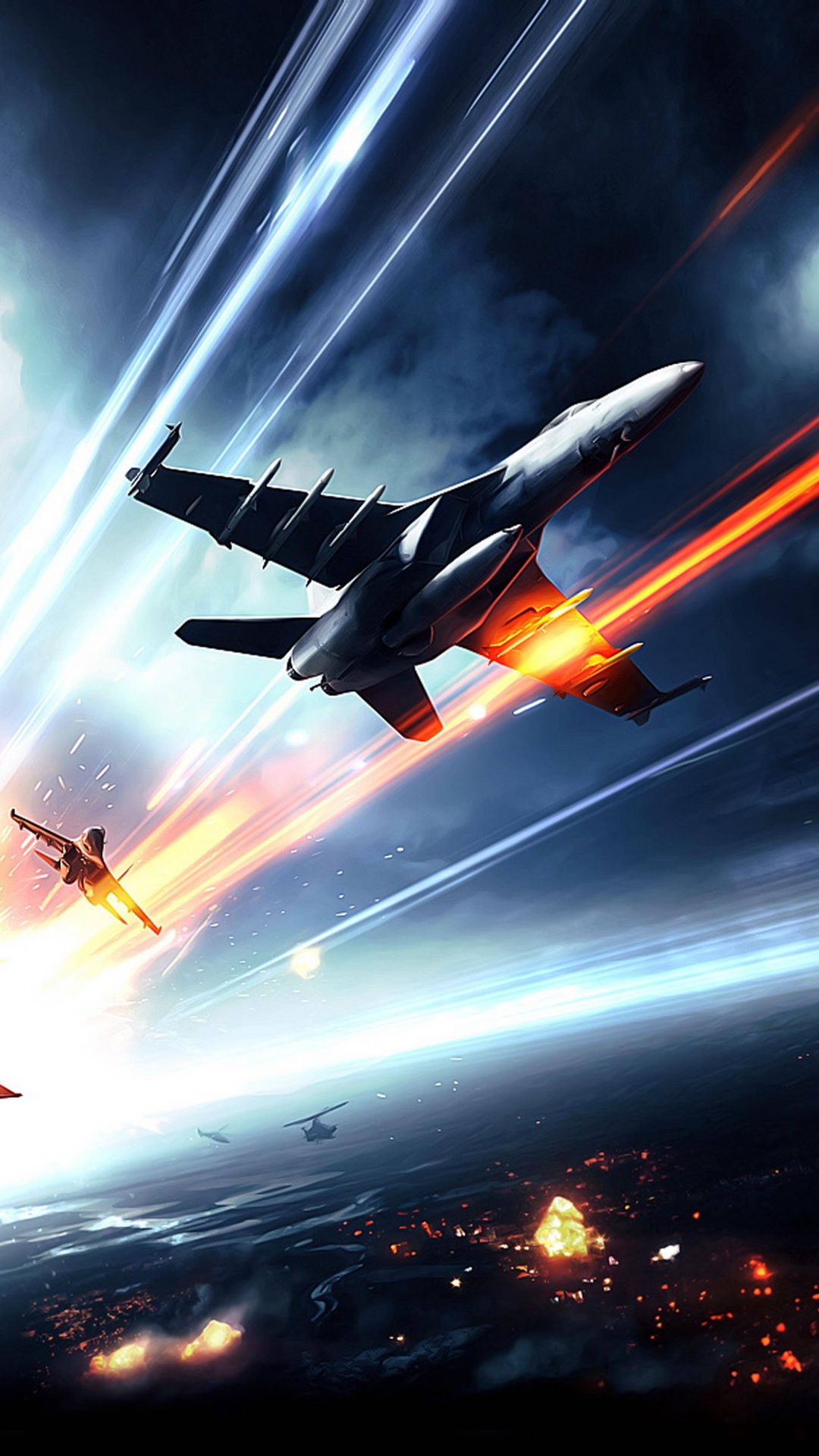 Aircraft, Rocket-powered Aircraft, Atmosphere, Space, Wing. Wallpaper in 1080x1920 Resolution