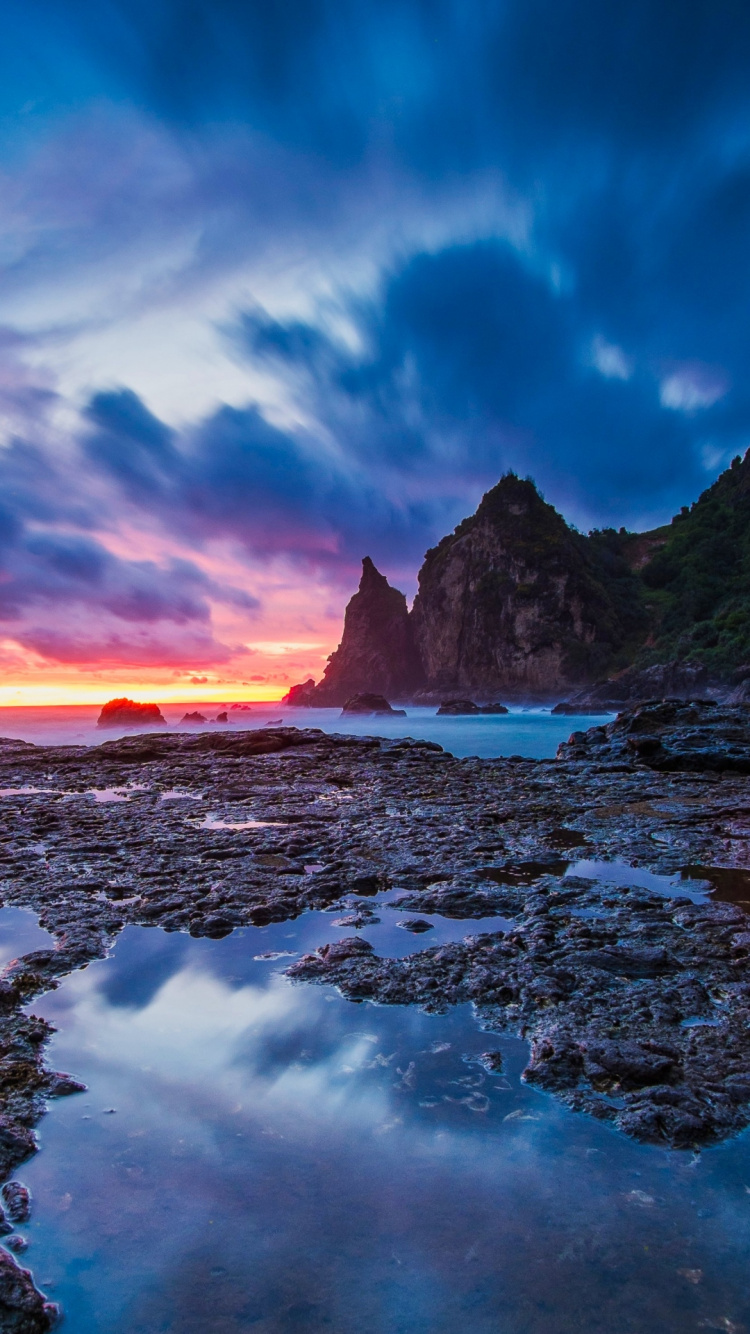Nature, Eau, Les Ressources en Eau, Atmosphère, Blue. Wallpaper in 750x1334 Resolution