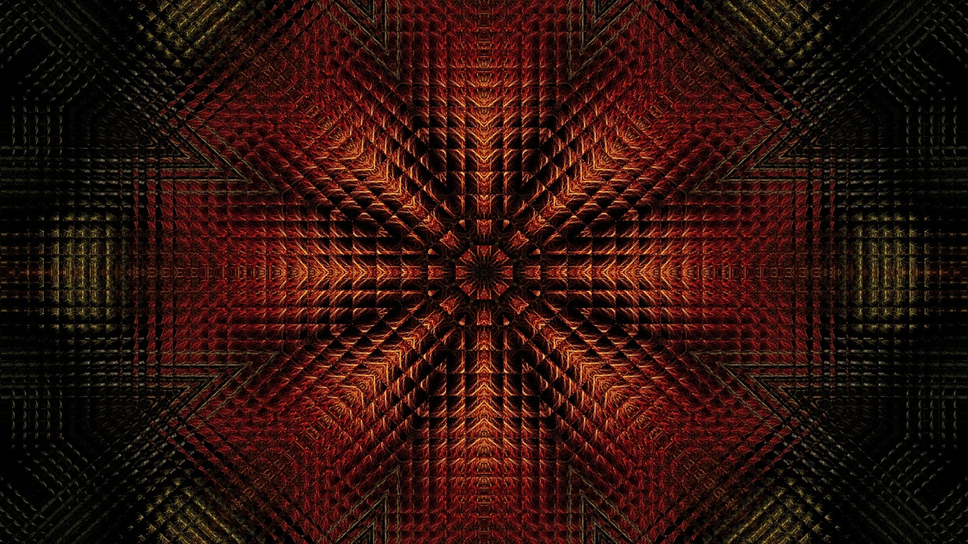 Red and Black Abstract Painting. Wallpaper in 1366x768 Resolution