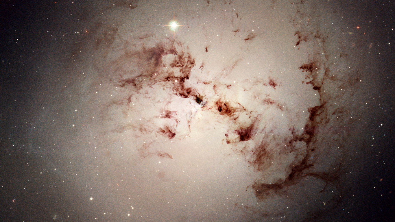 Hubble, Elliptical Galaxy, Galaxy, Ngc 1316, Universe. Wallpaper in 1366x768 Resolution