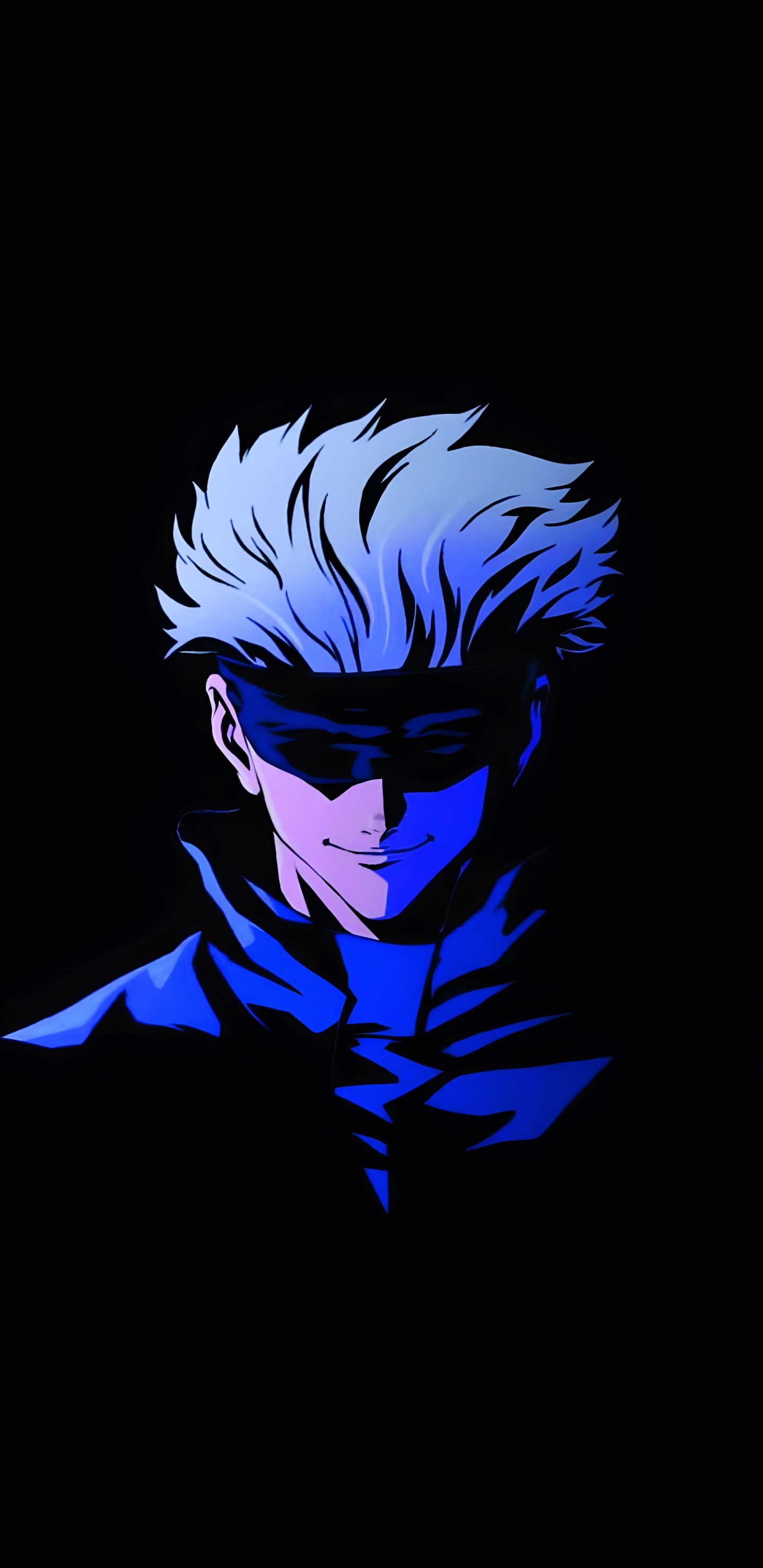 Anime, Gojo Satoru, Satoru Gojo, Arte Animado, Jujutsu Kaisen. Wallpaper in 1440x2960 Resolution