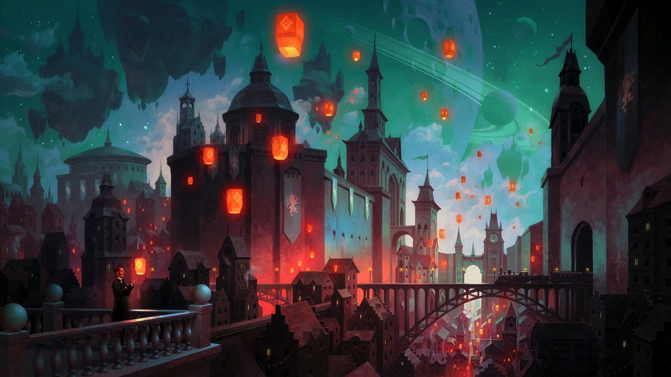 Personnes Marchant Dans Les Escaliers Près du Bâtiment. Wallpaper in 1366x768 Resolution