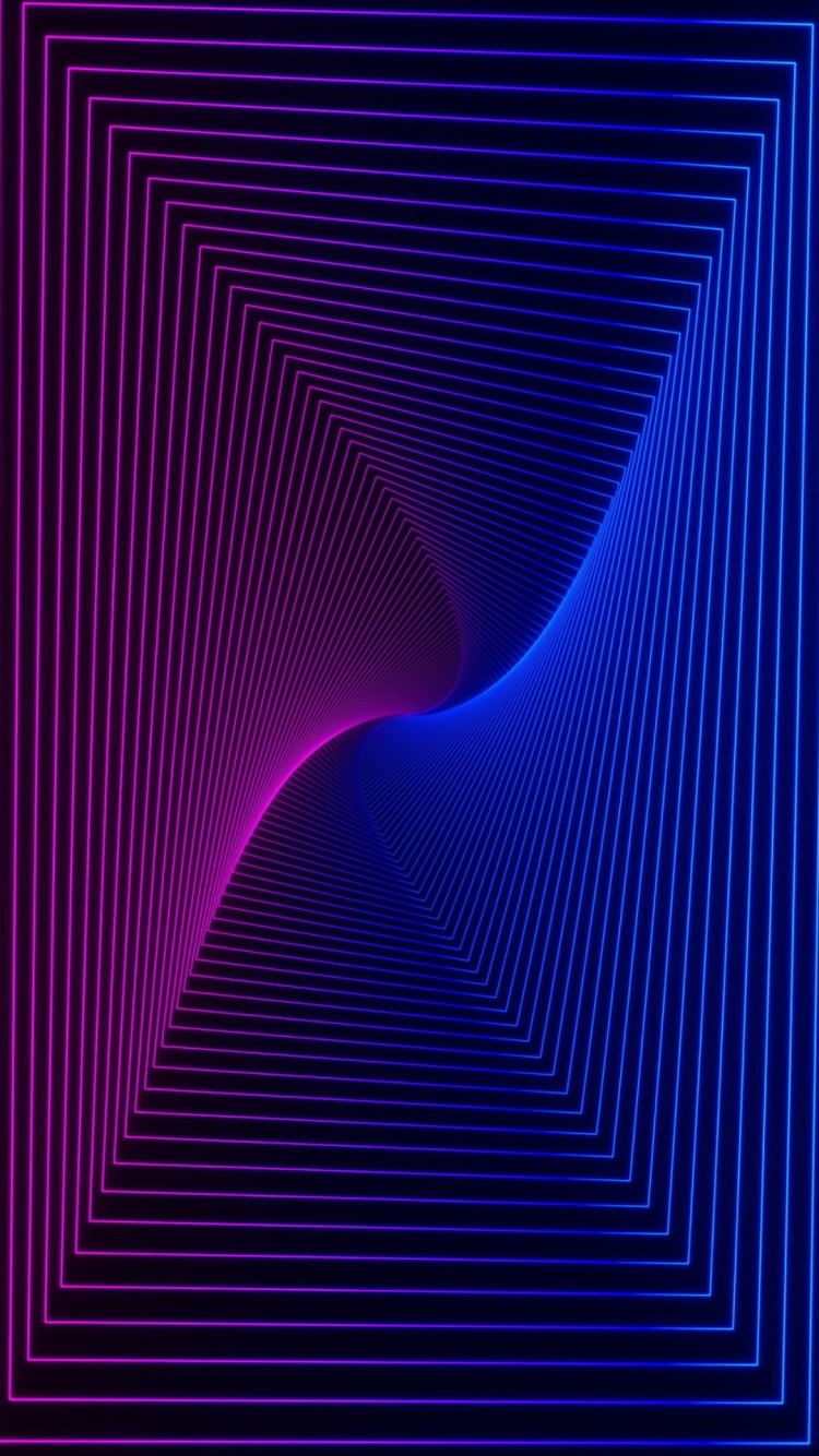 Licht, ROG Telefon, Farbigkeit, Purpur, Blau. Wallpaper in 750x1334 Resolution