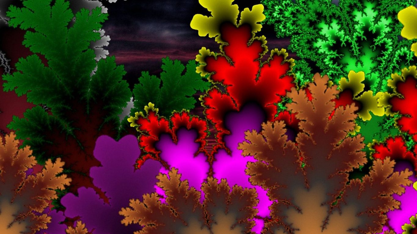 Download 1366x768 Wallpaper Green and Red Tree Under Cloudy Sky During Daytime Green and Red Tree Under Cloudy Sky During Daytime. Wallpaper in 1366x768 Resolution