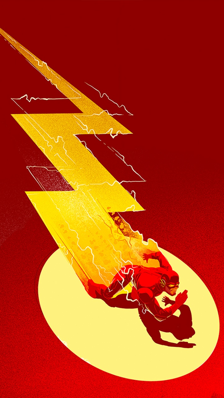 Conception D'affiche Flash, Flash, Affiche, L'affiche Flash, dc Comics. Wallpaper in 720x1280 Resolution