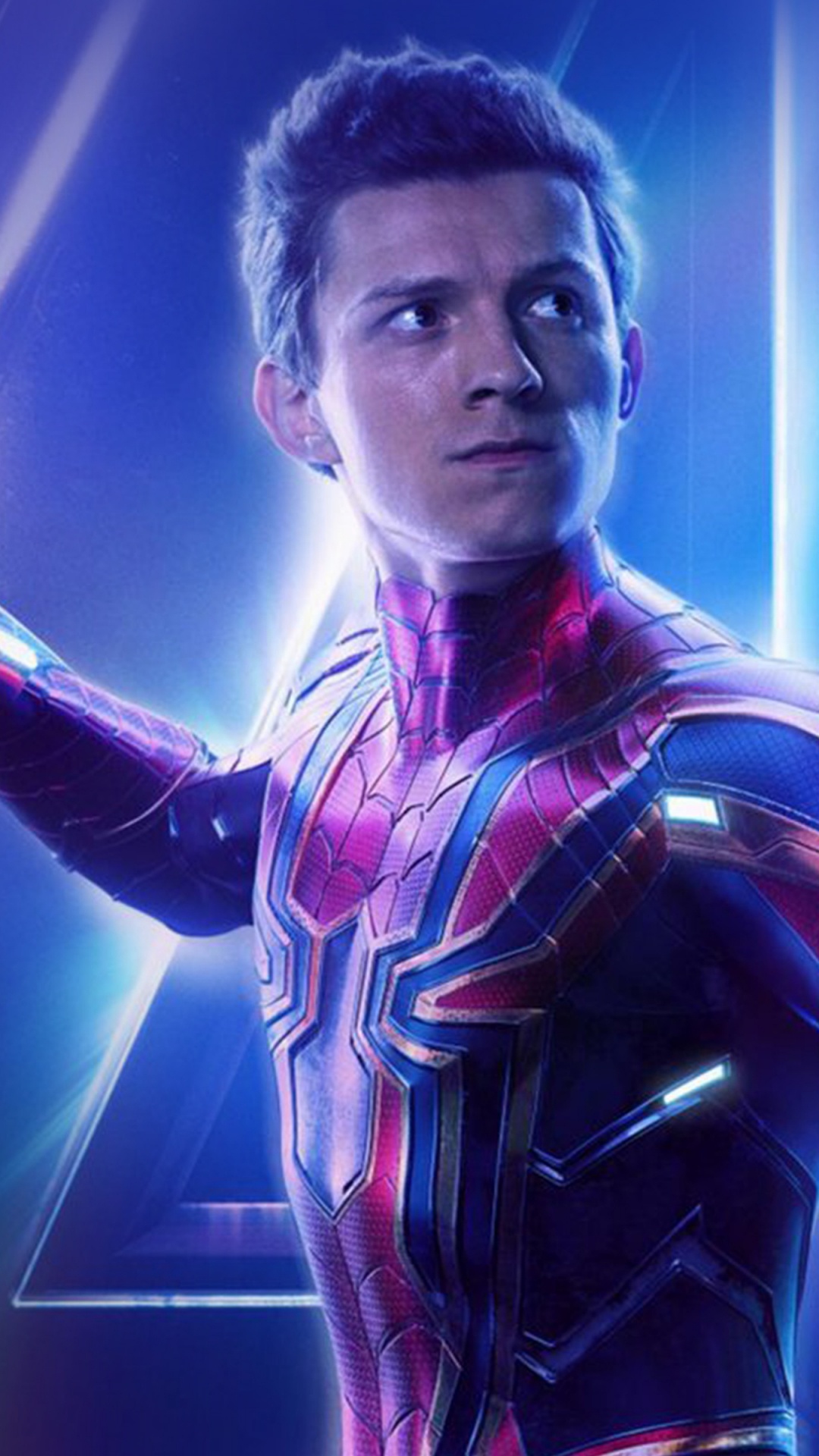 Spider-man, Tom Holland, Avengers Infinity War, Thanos, Tía Puede. Wallpaper in 1080x1920 Resolution
