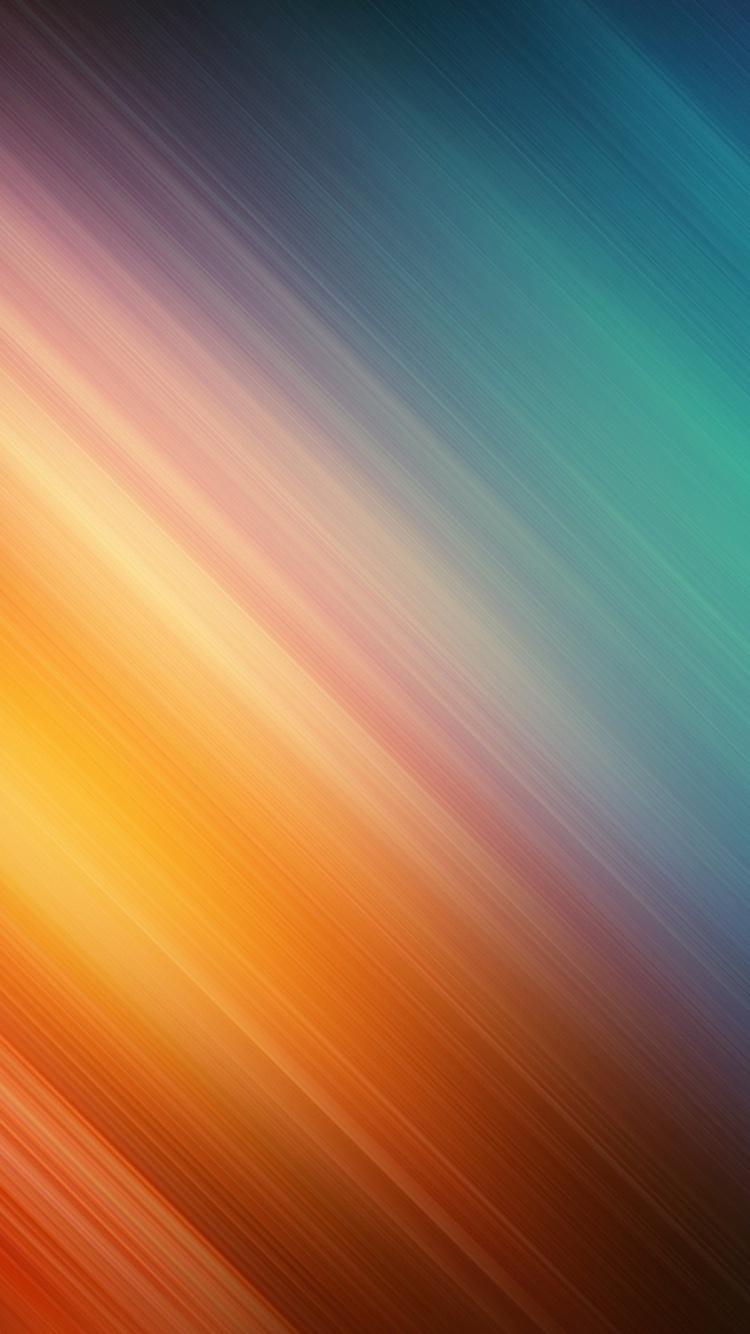 Papel Tapiz Digital de Luz Naranja y Azul. Wallpaper in 750x1334 Resolution