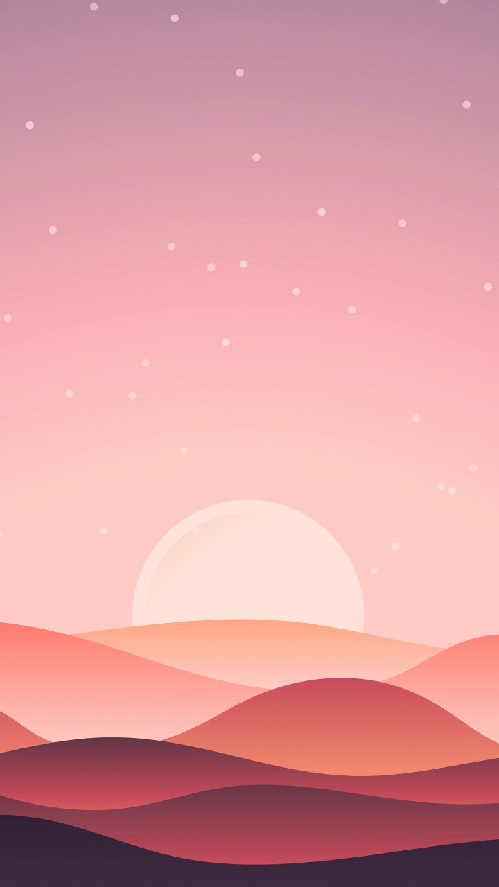 Euklidische Vektor, Illustration, Vektor-Grafiken, Sonnenuntergang, Infografik. Wallpaper in 720x1280 Resolution