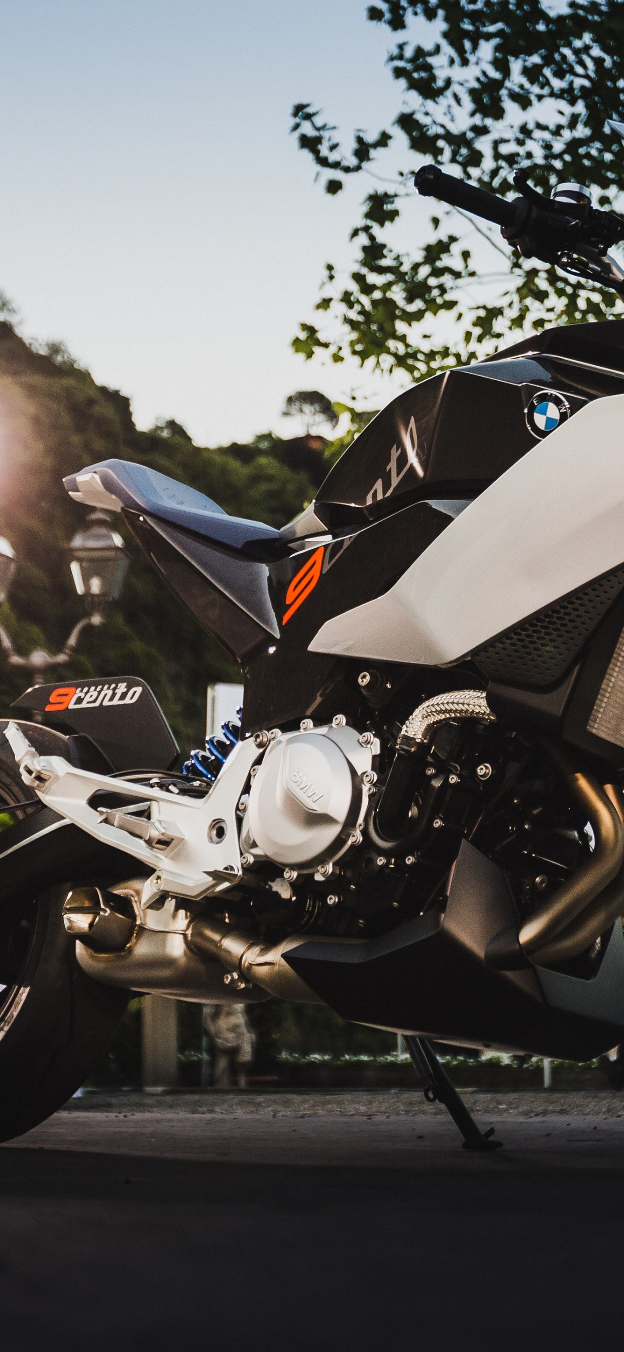 新宝马AG, 自行车运动, 宝马s1000rr, 轮胎, 燃料罐 壁纸 1242x2688 允许