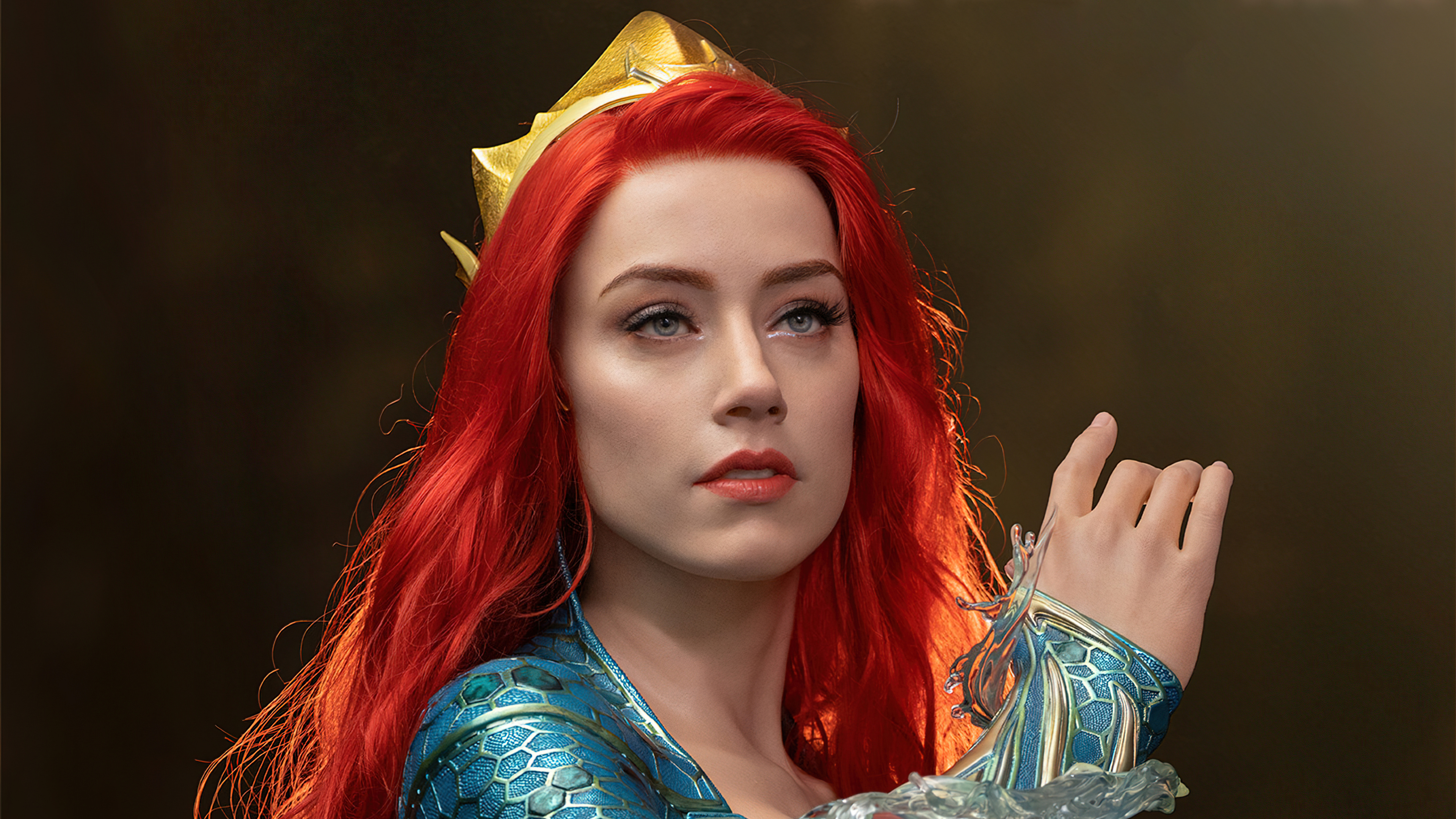 Infinity Studio Mera, Amber Heard, Aquaman, Mera, King Nereus. Wallpaper in 3840x2160 Resolution