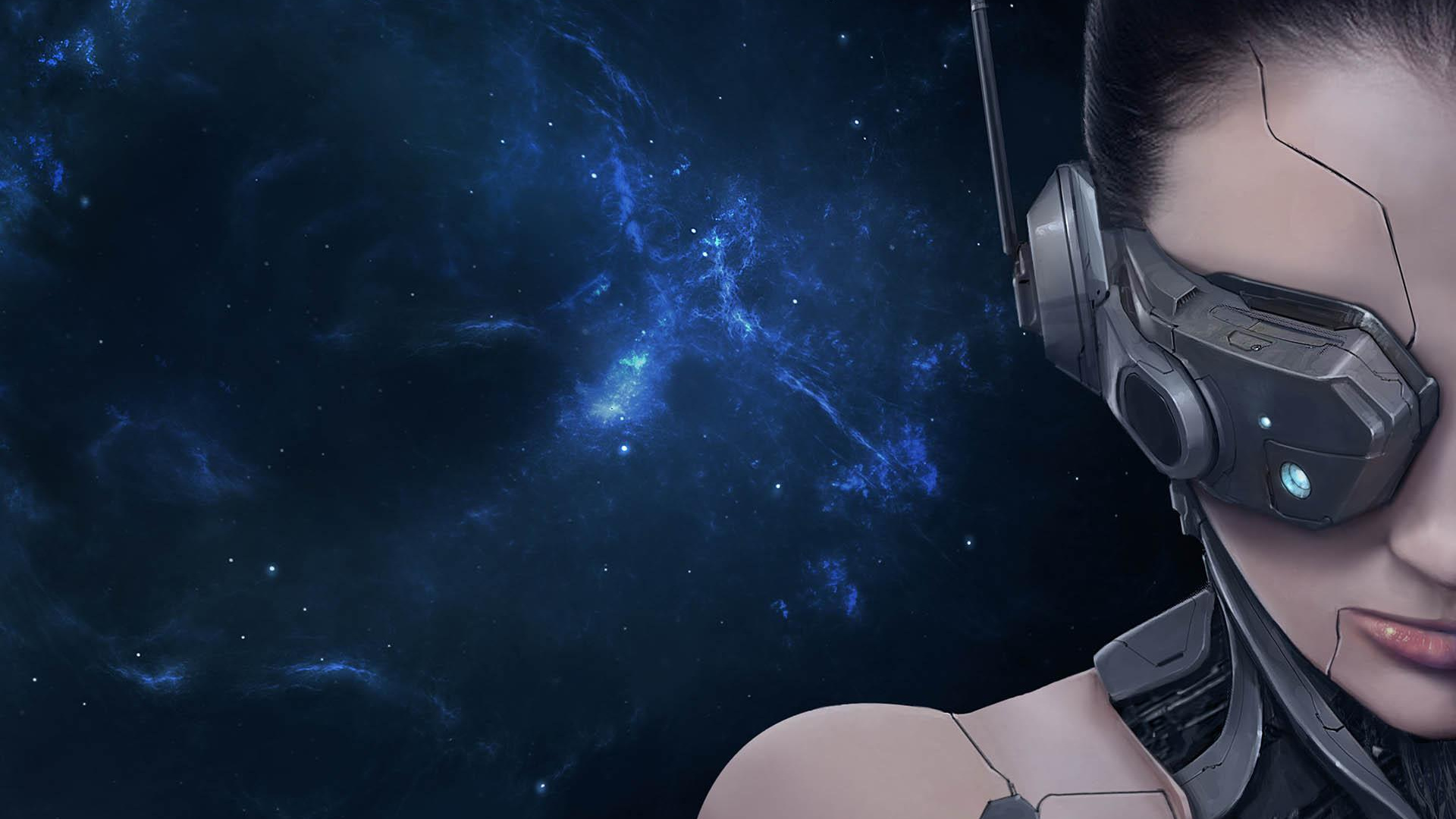 Man in Black and White Headphones. Wallpaper in 1920x1080 Resolution