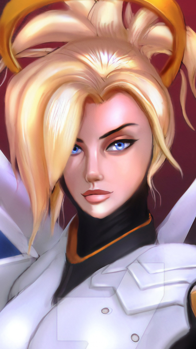 Overwatch, Cartoon, Anime, Action-Figur, Held. Wallpaper in 750x1334 Resolution