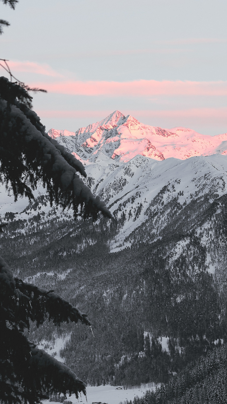 Alpen, Bergigen Landschaftsformen, Bergkette, Grat, Gletscher-landform. Wallpaper in 750x1334 Resolution
