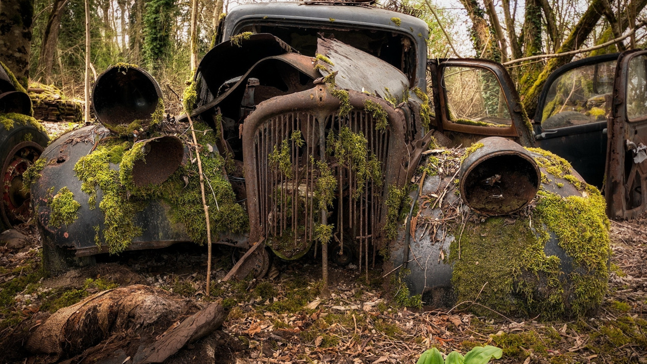 Rust, Classic Car, King, Compact Car, Mid Size Car. Wallpaper in 1280x720 Resolution