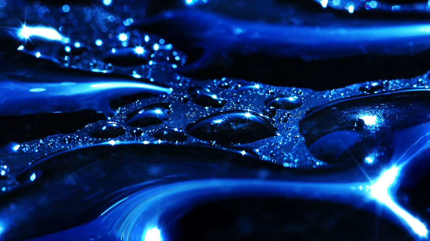 Eau, Blue, Liquid, Purple, Fluide. Wallpaper in 1366x768 Resolution