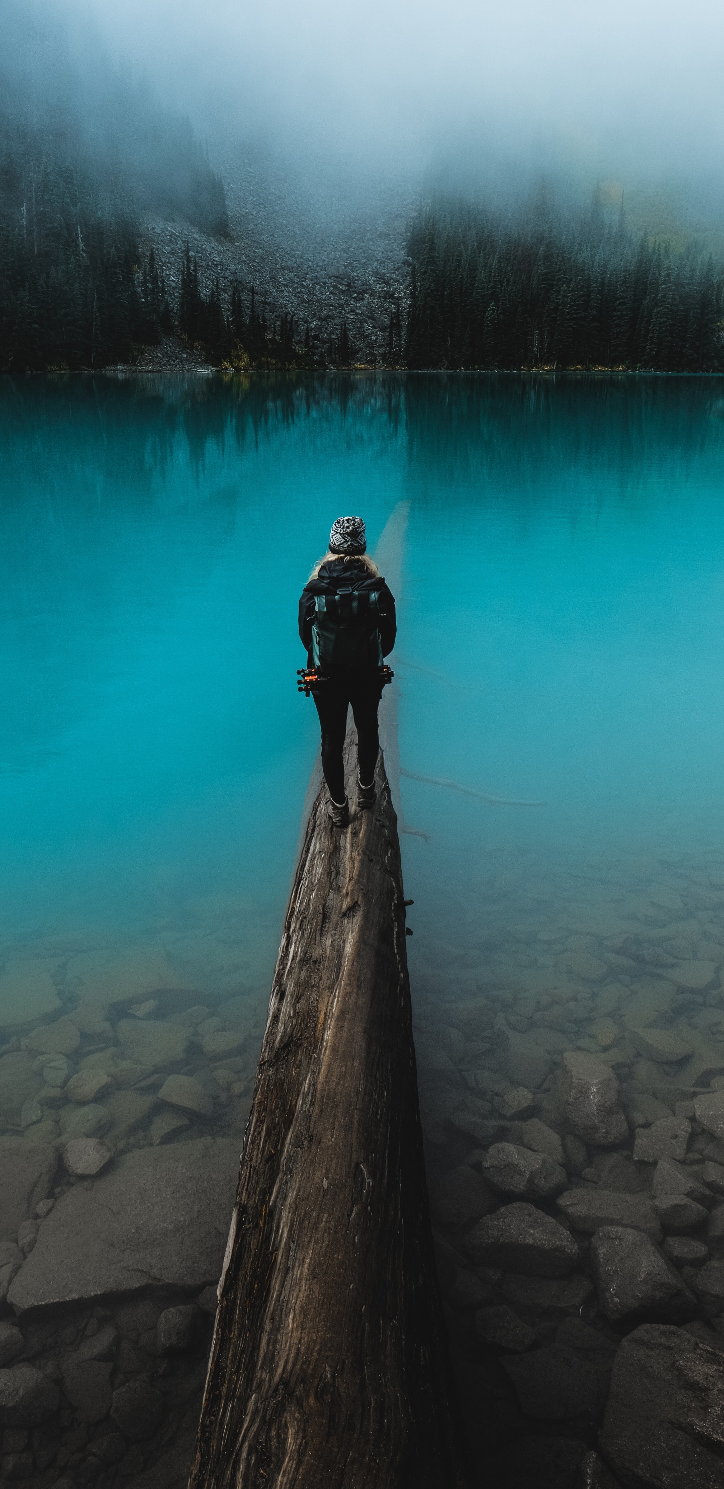 Loch, Reflexión, Agua, Calma, Lago. Wallpaper in 1440x2960 Resolution