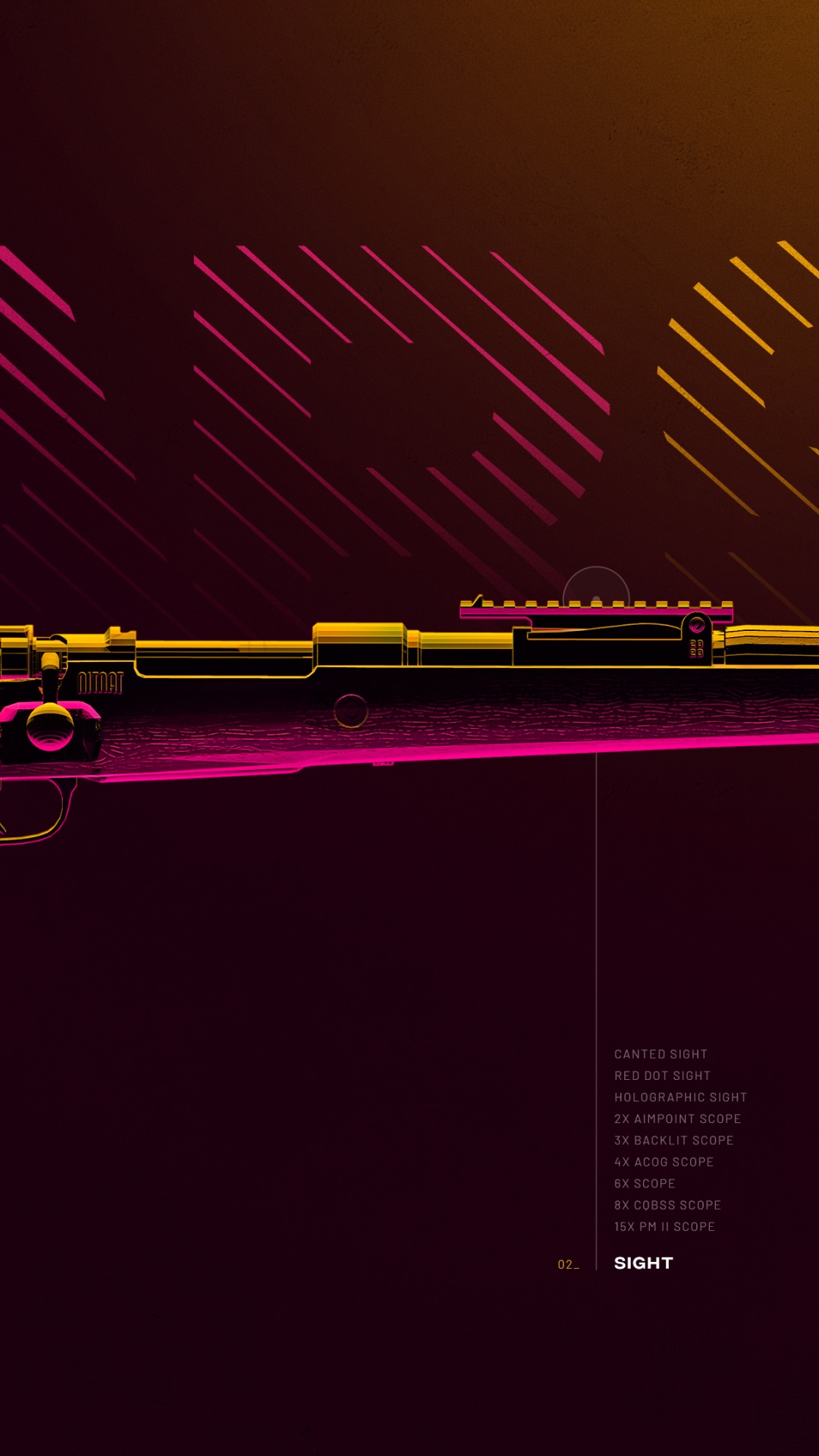 PUBG Corporation, PLAYERUNKNOWN'S BATTLEGROUNDS, Karabiner 98k, Red, Magenta. Wallpaper in 1080x1920 Resolution