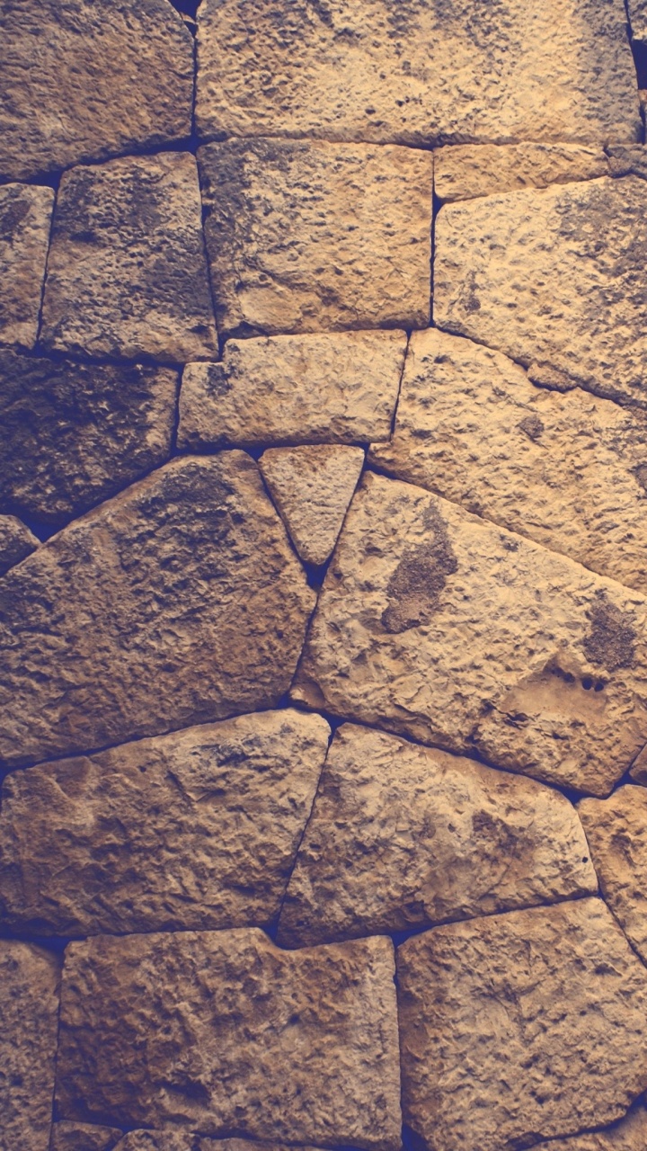 Pared de Ladrillo Marrón y Gris. Wallpaper in 720x1280 Resolution