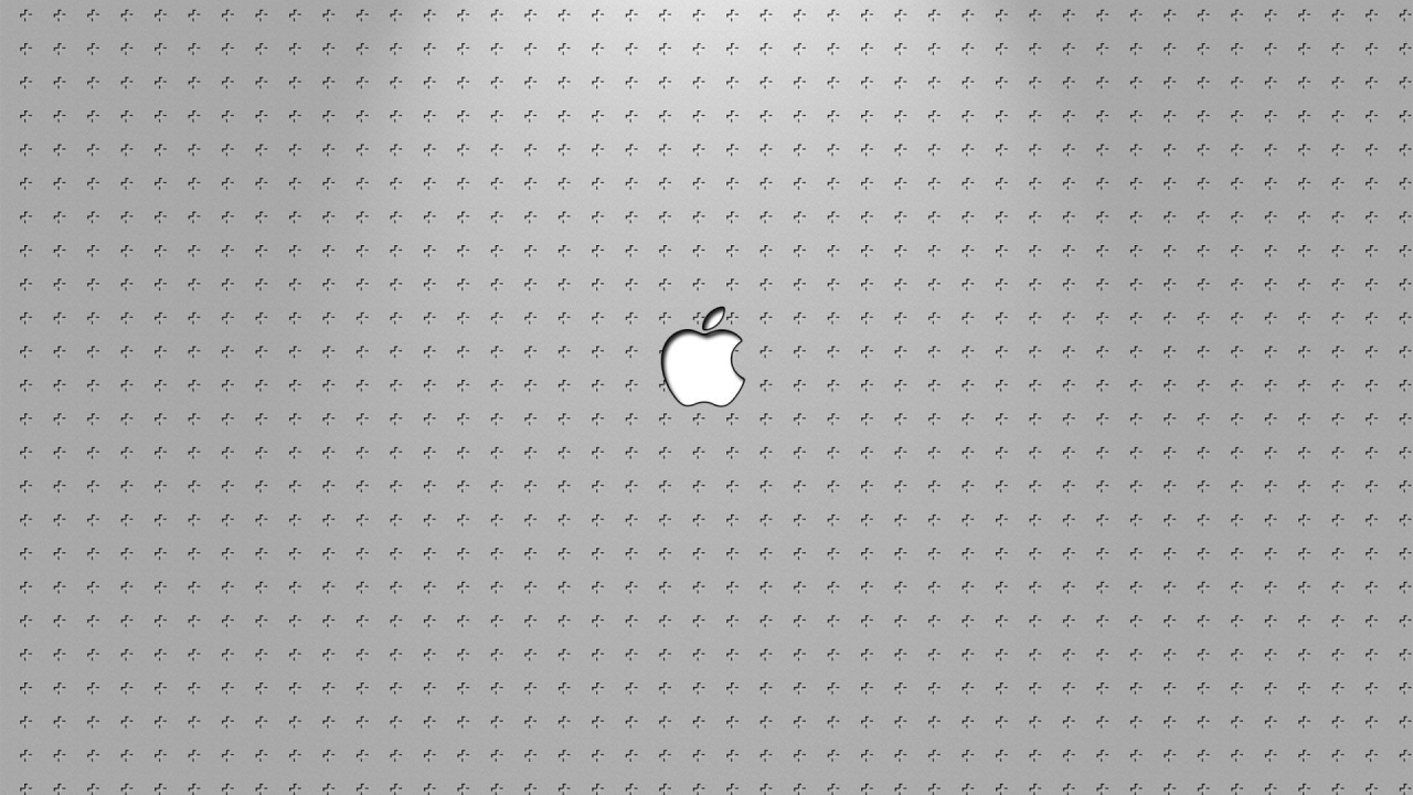 Macbook Plateado Sobre Textil de Lunares en Blanco y Negro. Wallpaper in 1280x720 Resolution