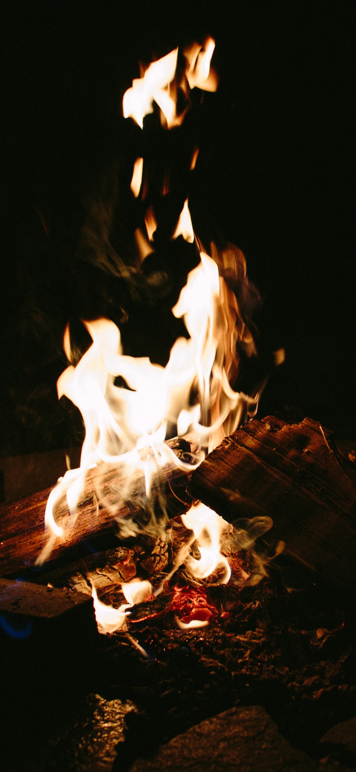 Fire, Heat, Flame, Campfire, Bonfire. Wallpaper in 1242x2688 Resolution