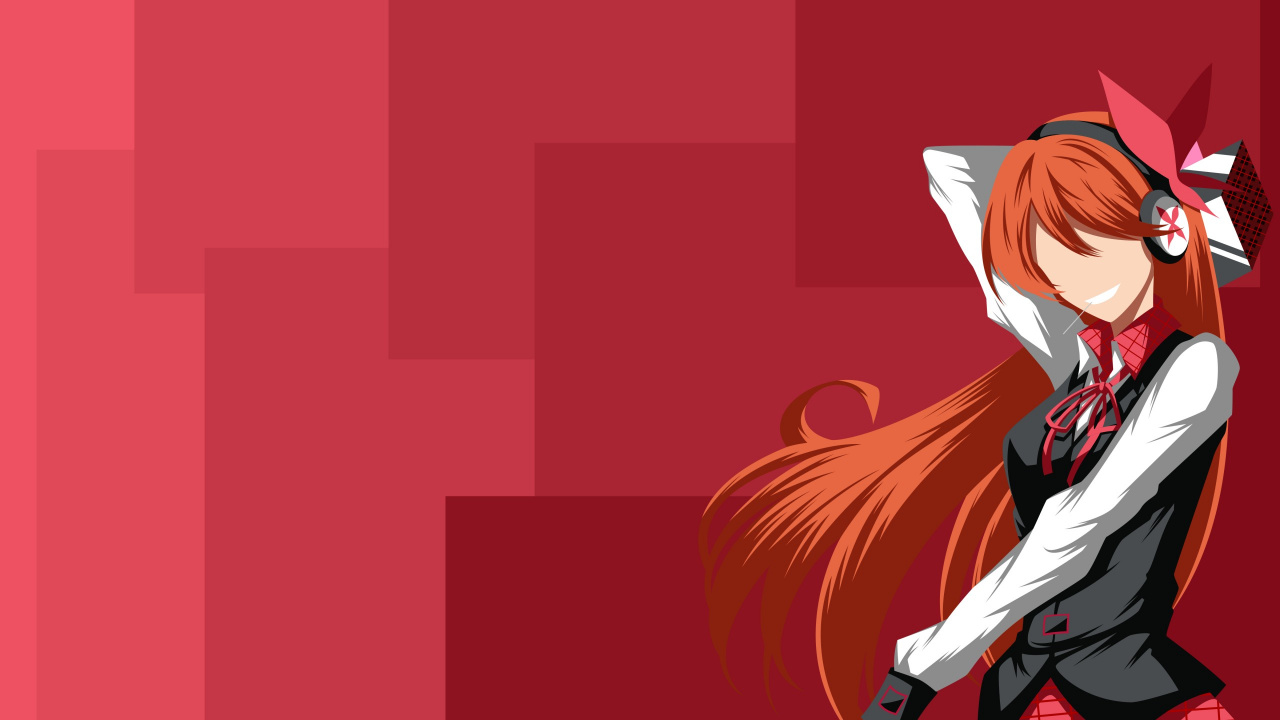 Personnage D'anime Masculin Aux Cheveux Rouges. Wallpaper in 1280x720 Resolution