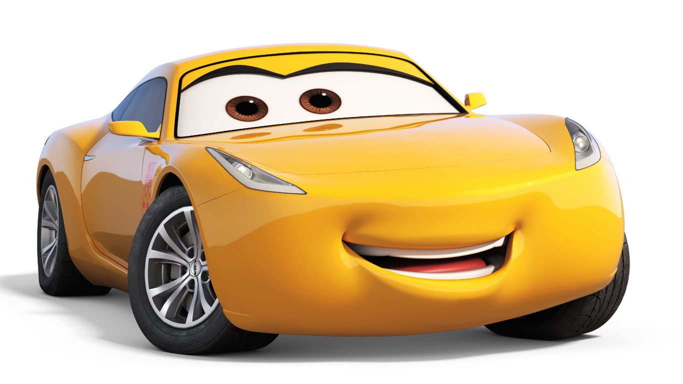 Illustration de Voiture Orange et Noire. Wallpaper in 1366x768 Resolution