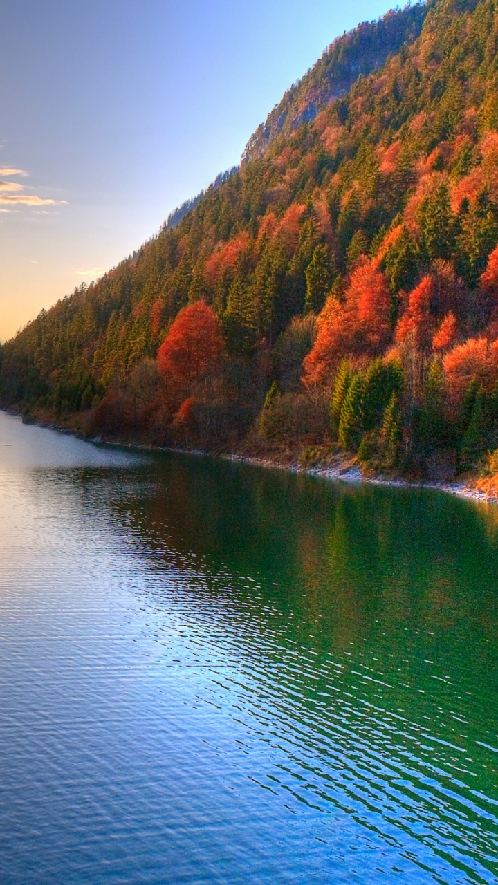 Body of Water Near Mountain During Daytime. Wallpaper in 720x1280 Resolution