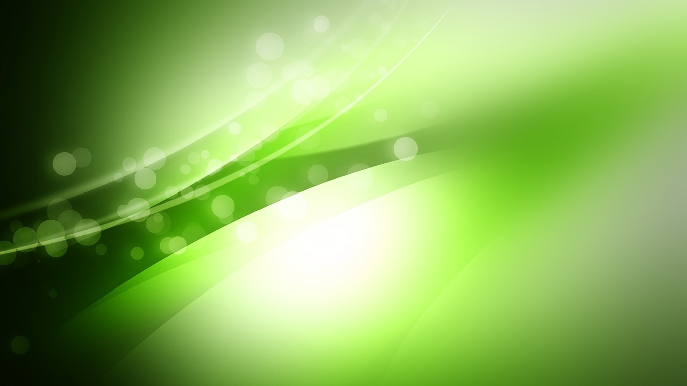 Gouttelettes D'eau Sur Feuille Verte. Wallpaper in 1366x768 Resolution