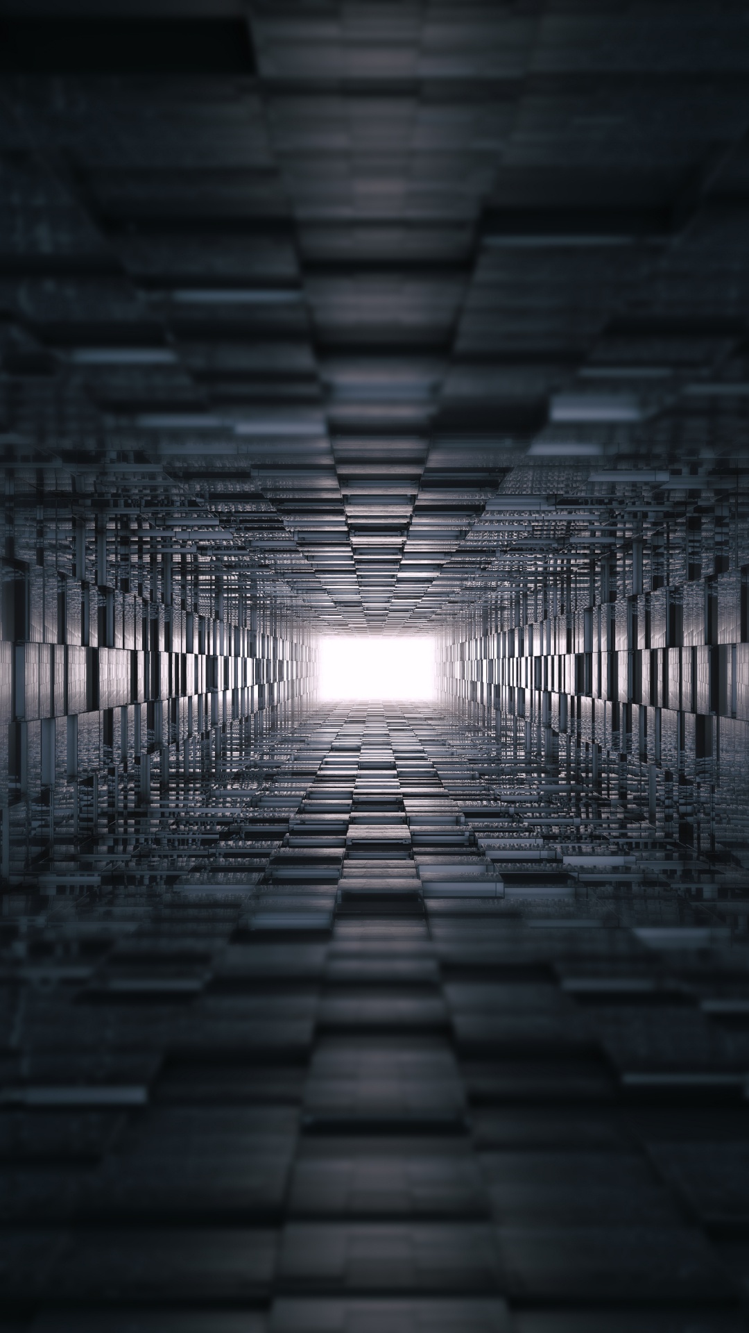 抽象艺术, 数码艺术, 光, 基础设施, 隧道 壁纸 1080x1920 允许