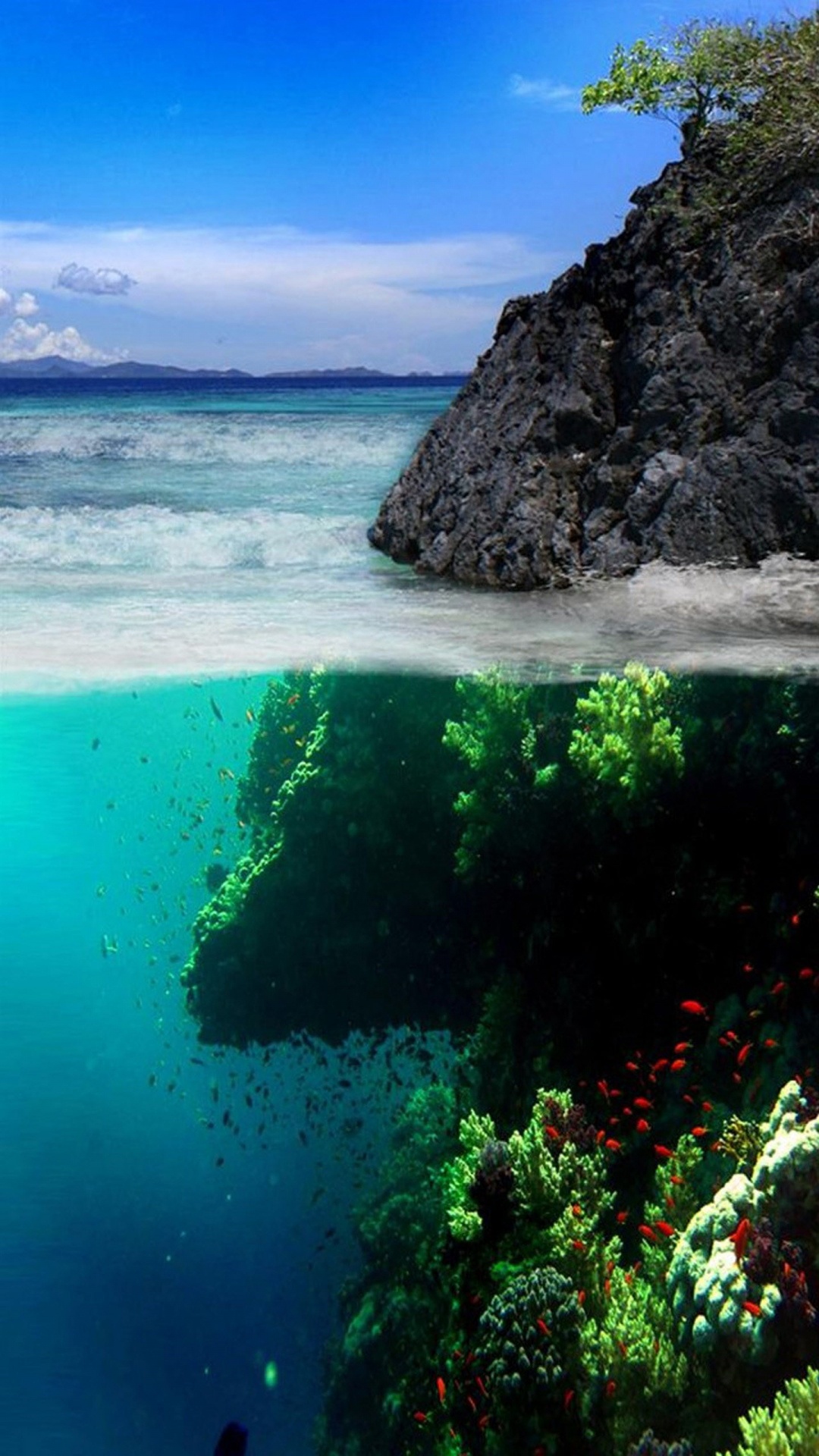 Corps de L'eau, Nature, Mer, Blue, Eau. Wallpaper in 1080x1920 Resolution