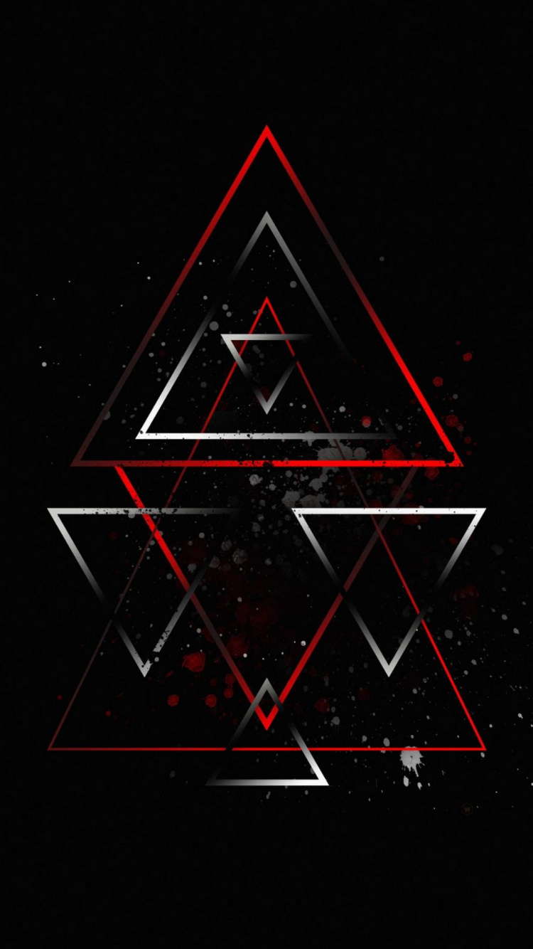 Triangulo, Diseño Gráfico, Ilustración, Pendiente, Rectángulo. Wallpaper in 750x1334 Resolution