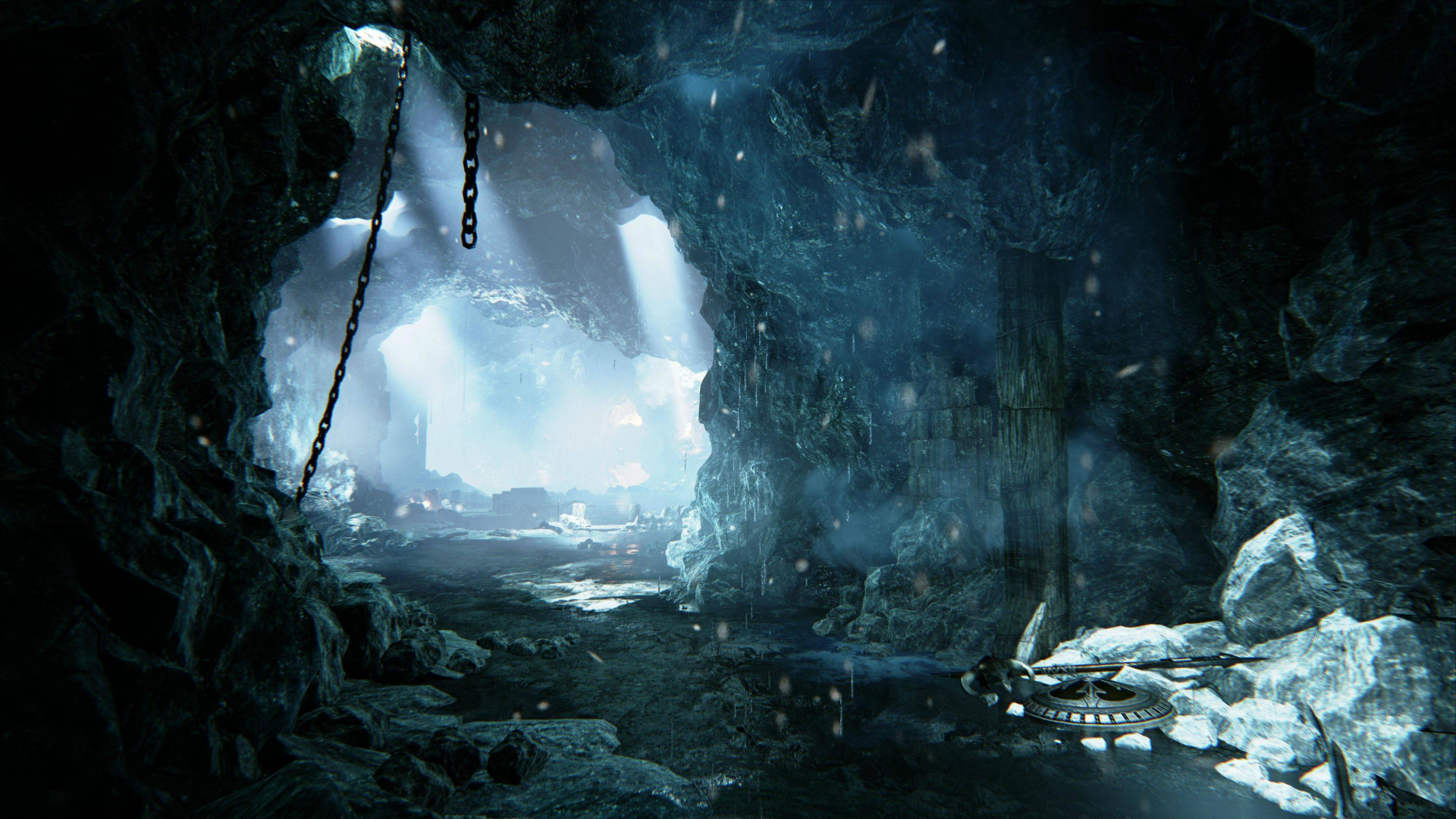 Moteur Irréel, Moteur de Jeu, Obscurité, Grotte, Formation. Wallpaper in 1920x1080 Resolution