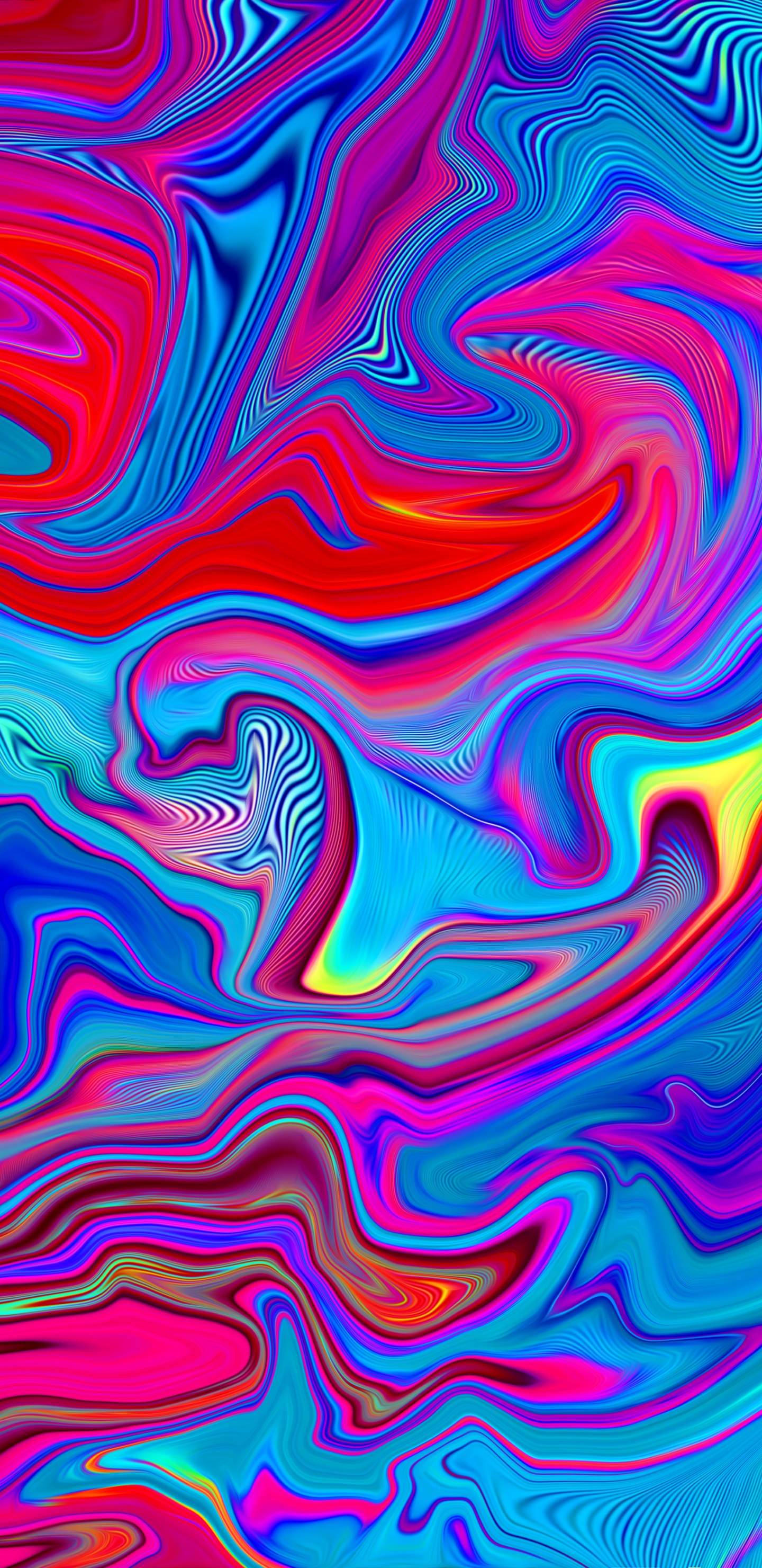 Art, Peinture Acrylique, Soundcloud, Liquid, Azure. Wallpaper in 1440x2960 Resolution