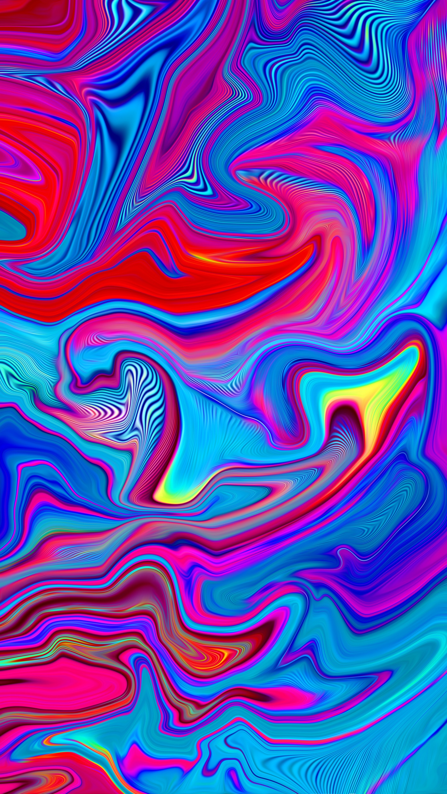 Muster, Kunst, Acrylfarbe, Soundcloud, Azure. Wallpaper in 1440x2560 Resolution