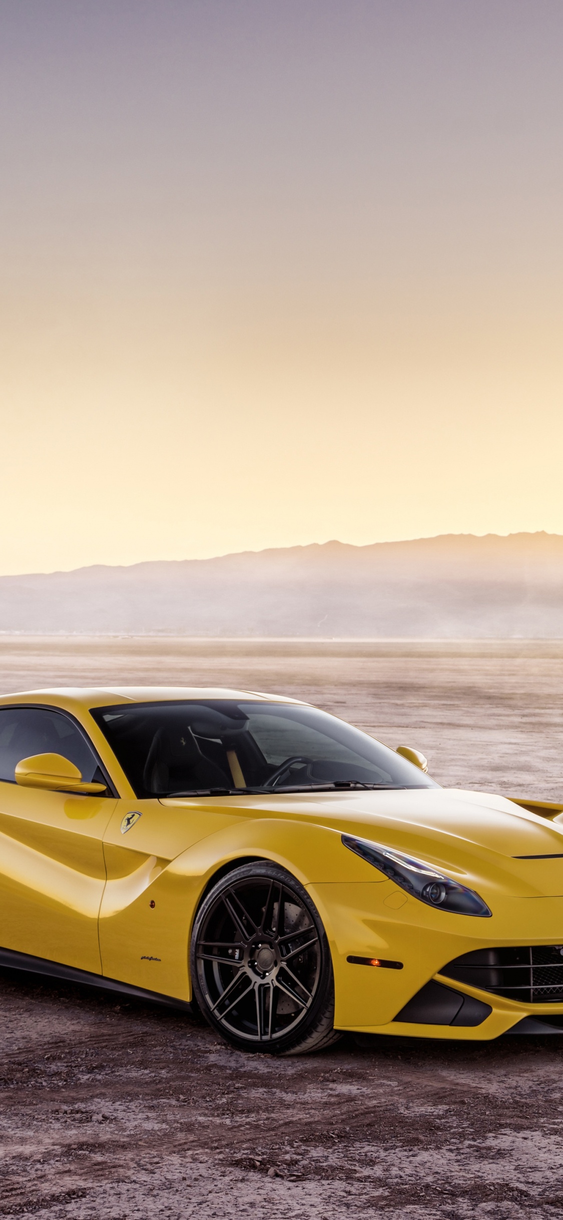 Ferrari, 超级跑车, 黄色的, 法拉利的加利福尼亚州, 法拉利fxx 壁纸 1125x2436 允许