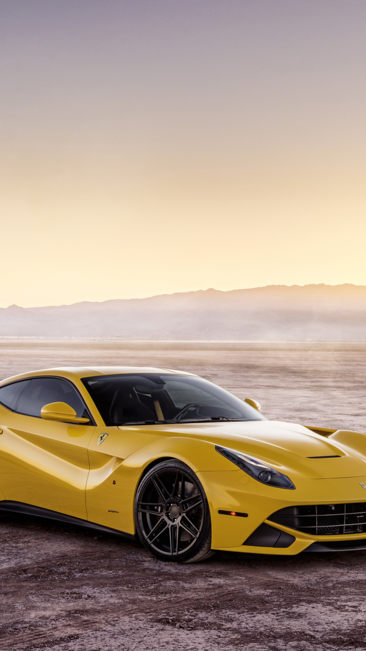 Ferrari, 超级跑车, 黄色的, 法拉利的加利福尼亚州, 法拉利fxx 壁纸 750x1334 允许