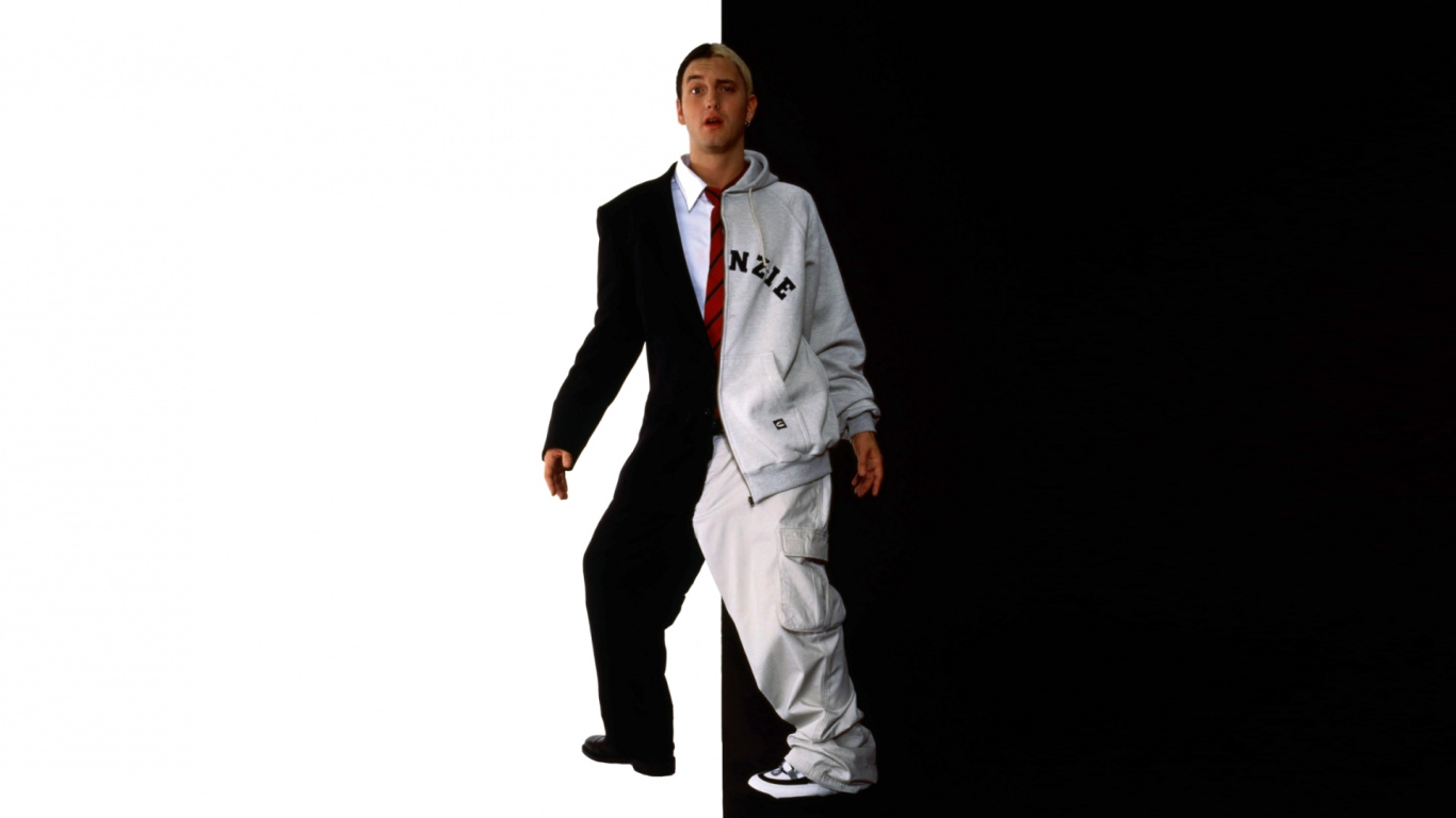 Eminem, Usure Formelle, Permanent, Les Vêtements D'extérieur, Uniforme. Wallpaper in 1366x768 Resolution