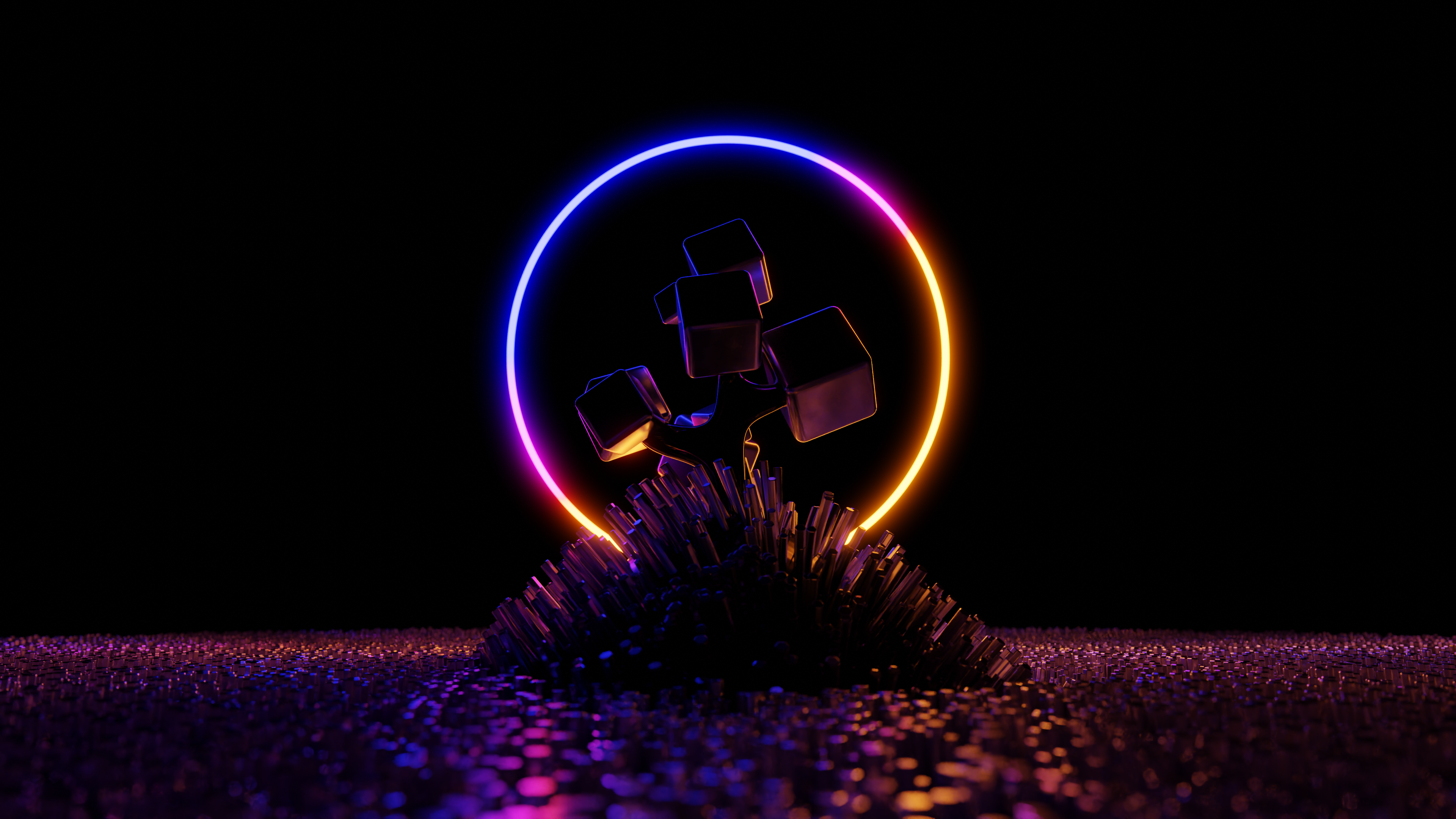 Luz, Agua, Morado, Violeta, Arte. Wallpaper in 3840x2160 Resolution