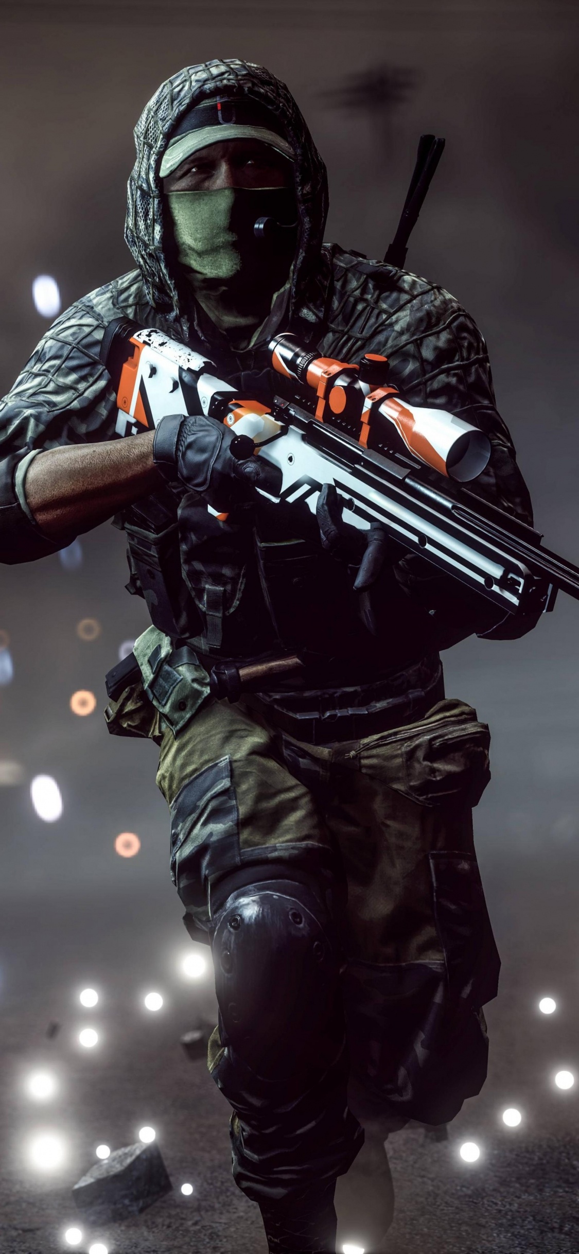 Figura de Acción, Android, Swat, Francotirador, Arma. Wallpaper in 1125x2436 Resolution