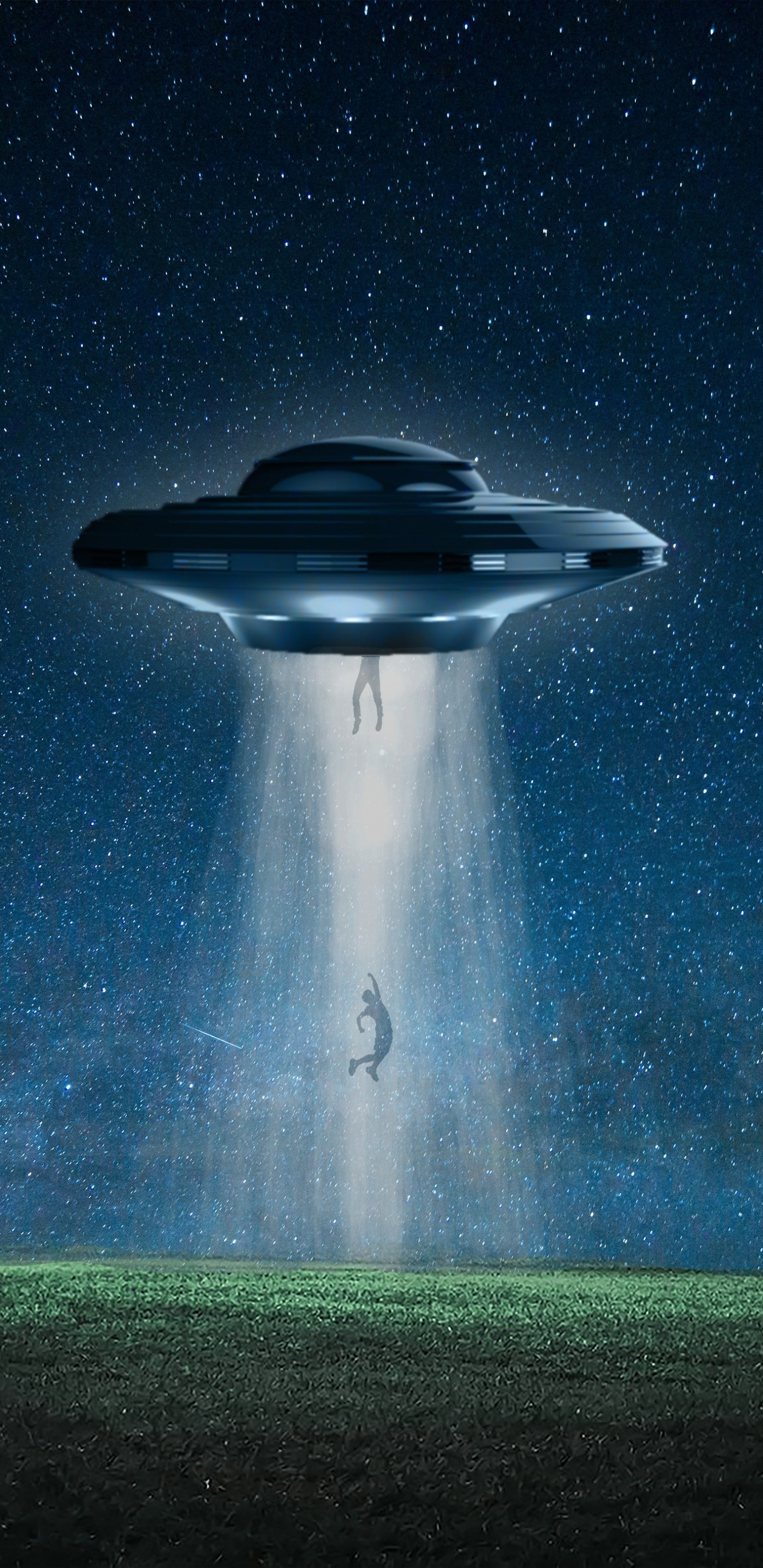 Alien Saucer, Extraterrestrial Life, Flying Saucer, Science Fiction, Water. Wallpaper in 1440x2960 Resolution
