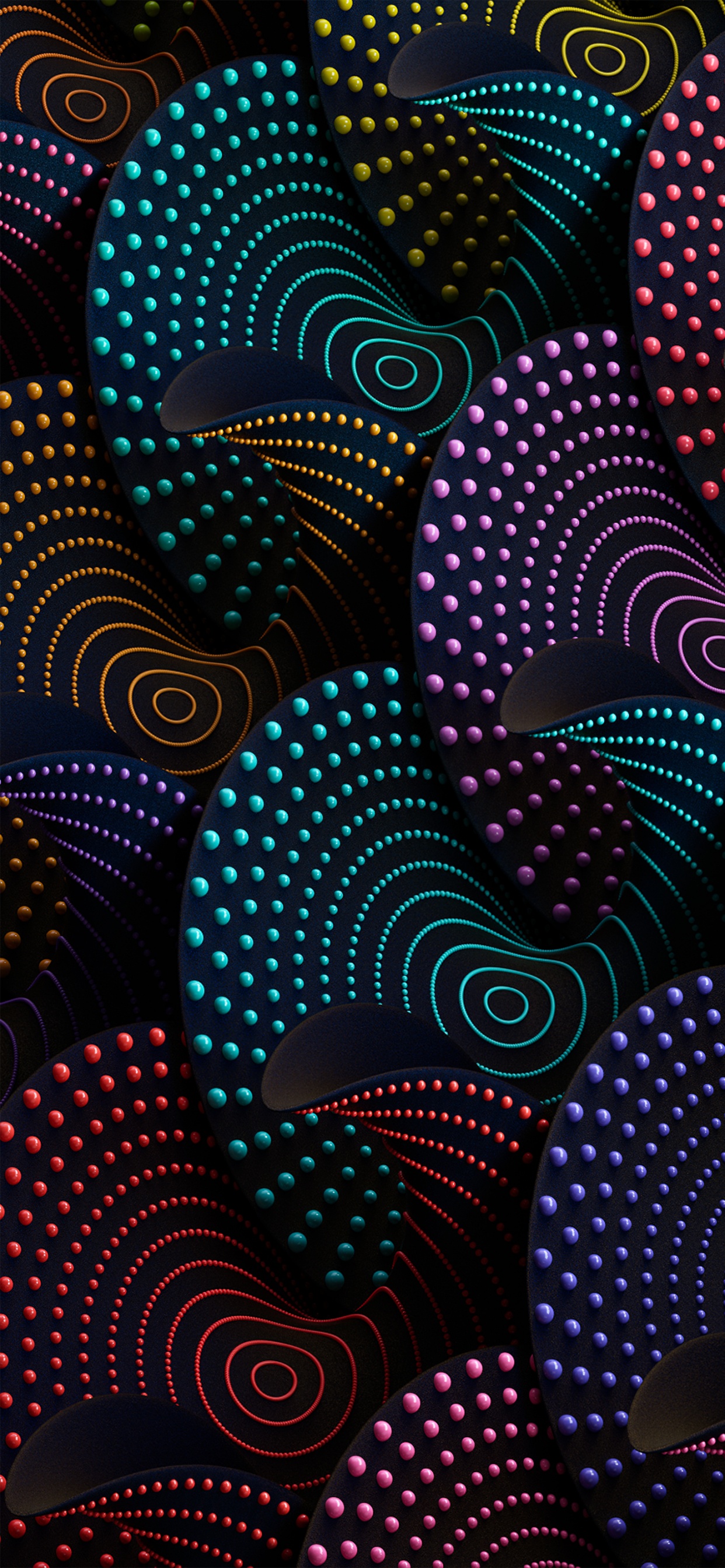 Pattern, Light, Nature, Black, Art. Wallpaper in 1242x2688 Resolution